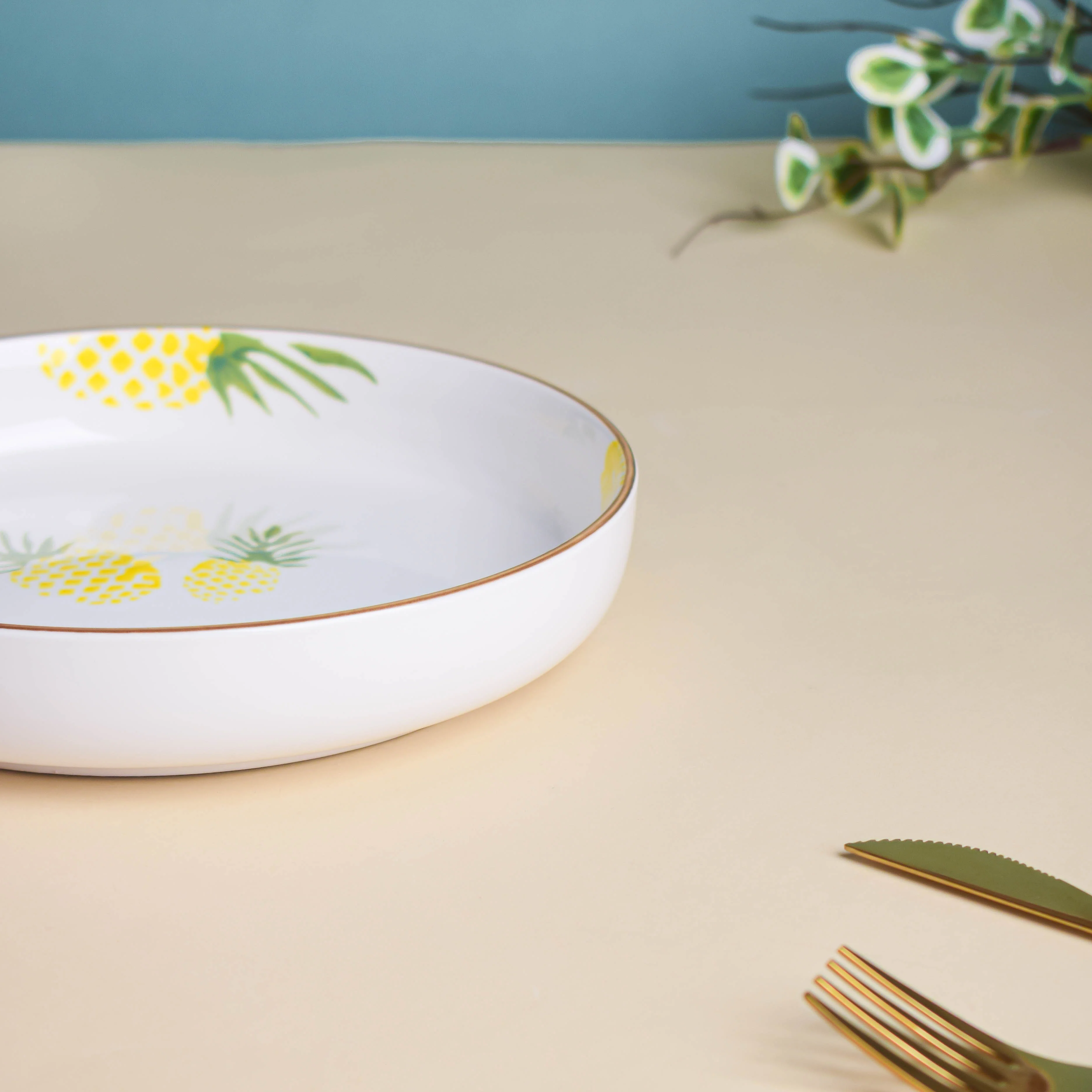 Pineapple Heart Plates Set of 5 - Image 8