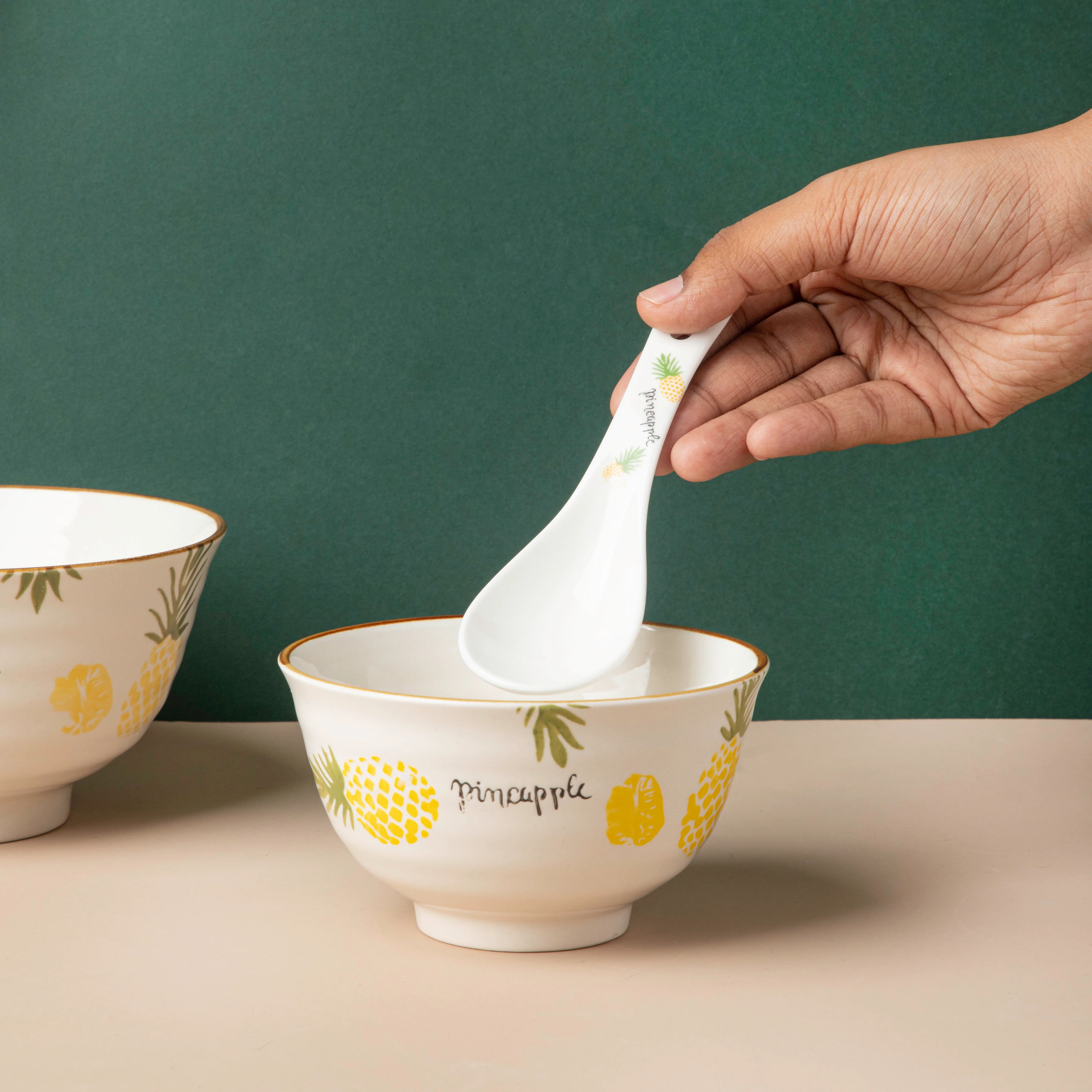 Pineapple Snack Set For 4 - Image 5