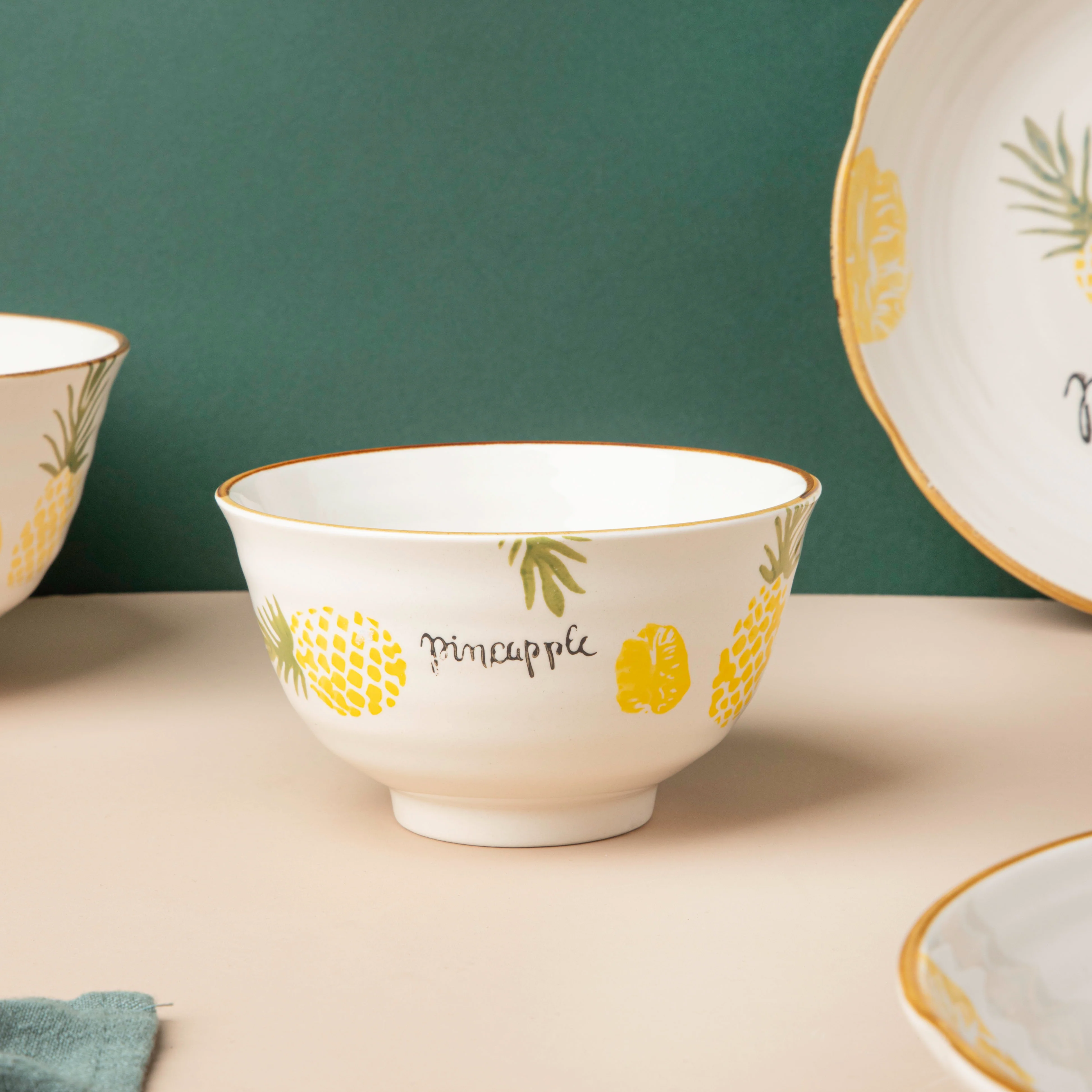 Pineapple Snack Set For 4 - Image 6