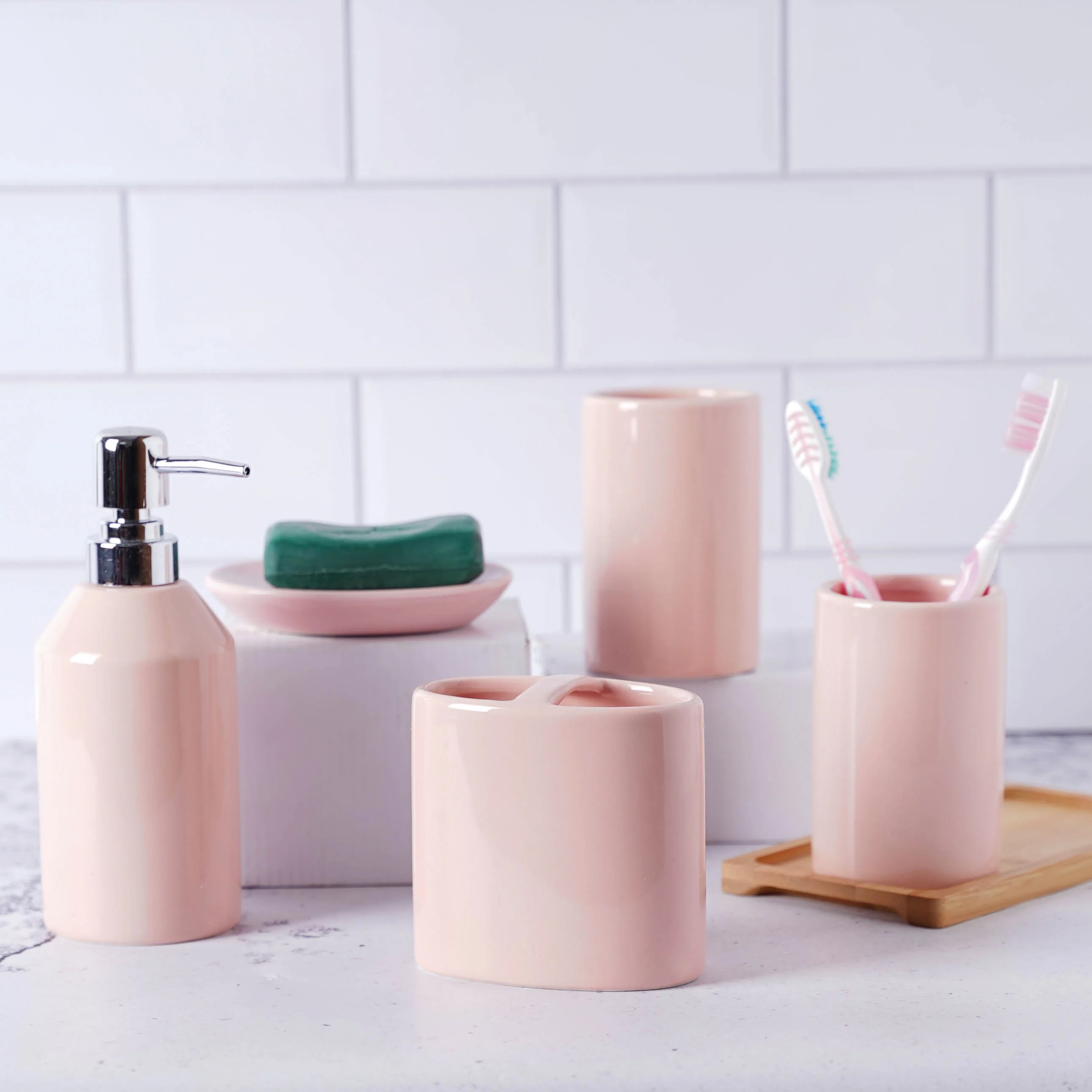 Pink Bathroom Set - Image 12