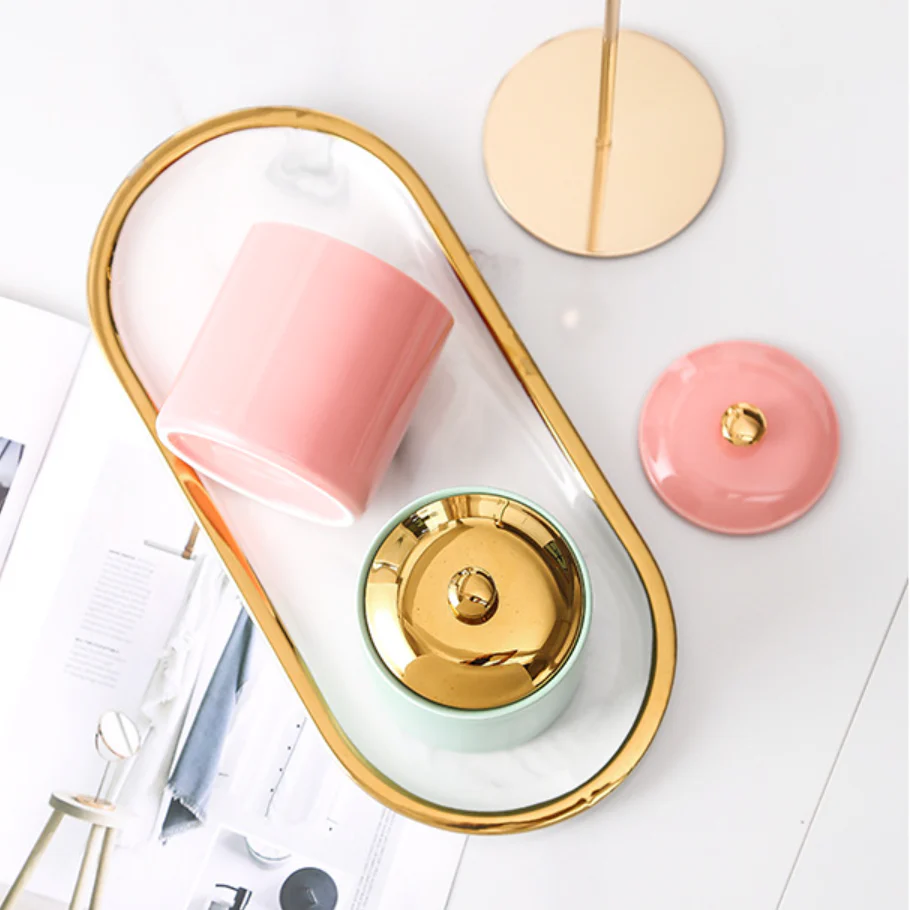 Pink Ceramic Container - Image 2