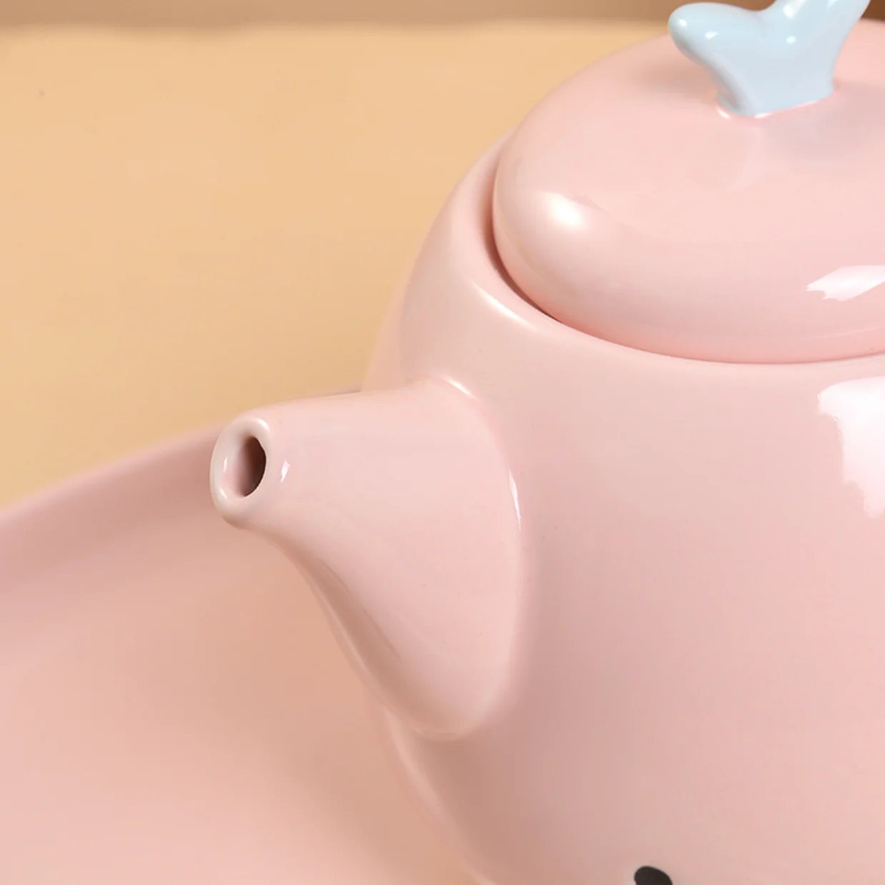 Pink Cute Whale Tea Set - Image 9