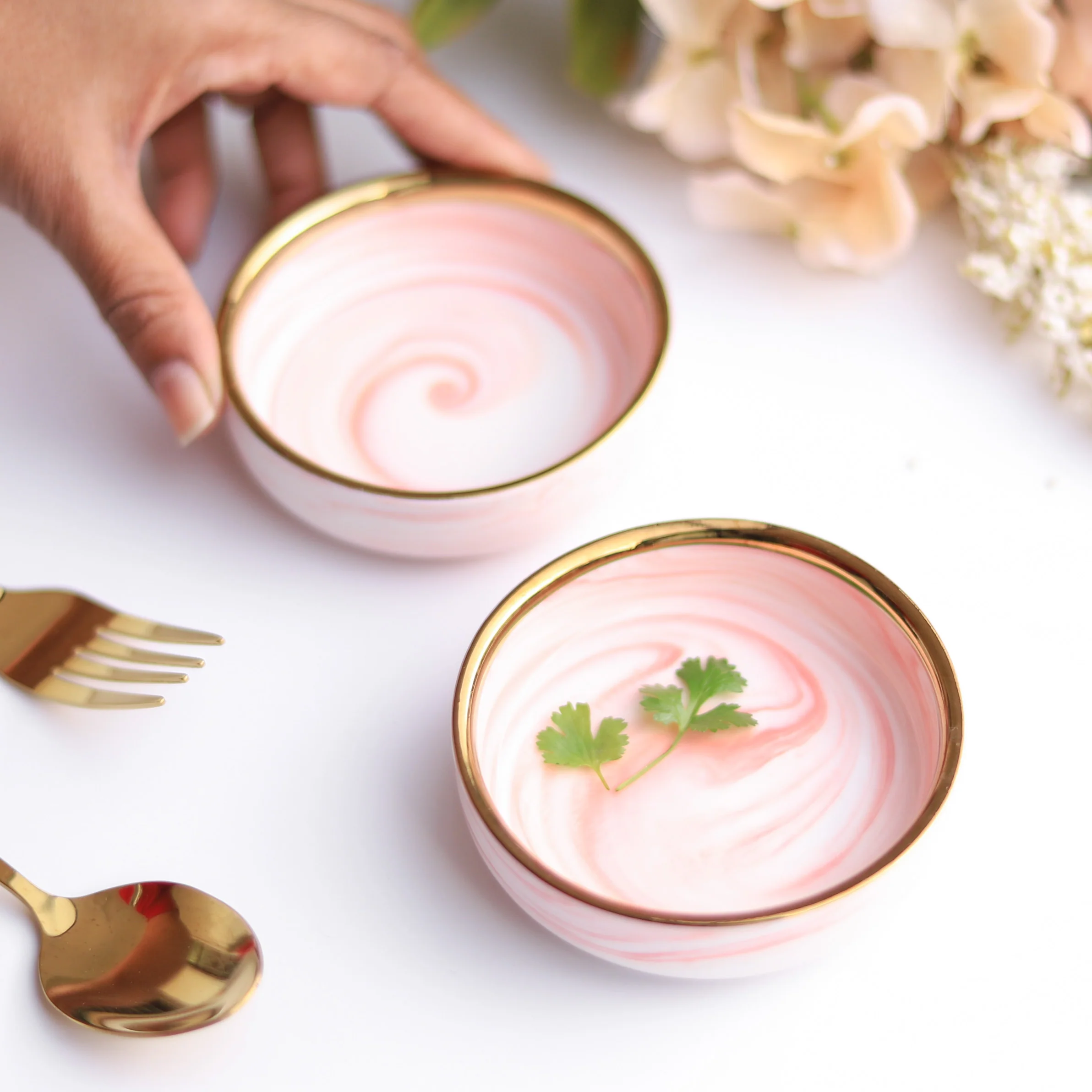 Pink Marble Plate - Image 12