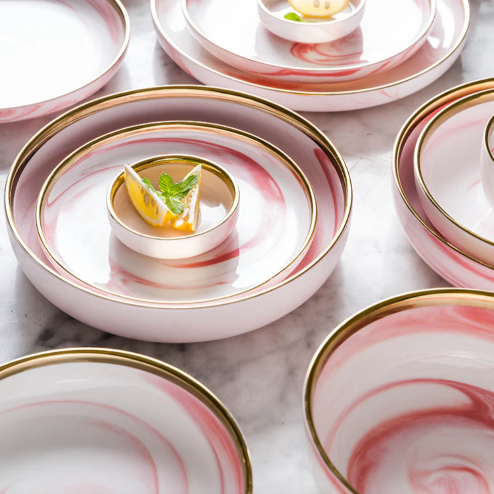 Pink Marble Plate - Image 14