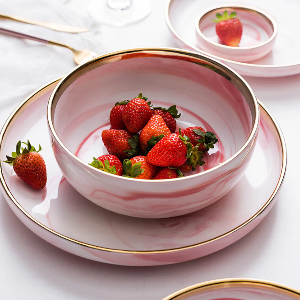 Pink Marble Plate - Image 7