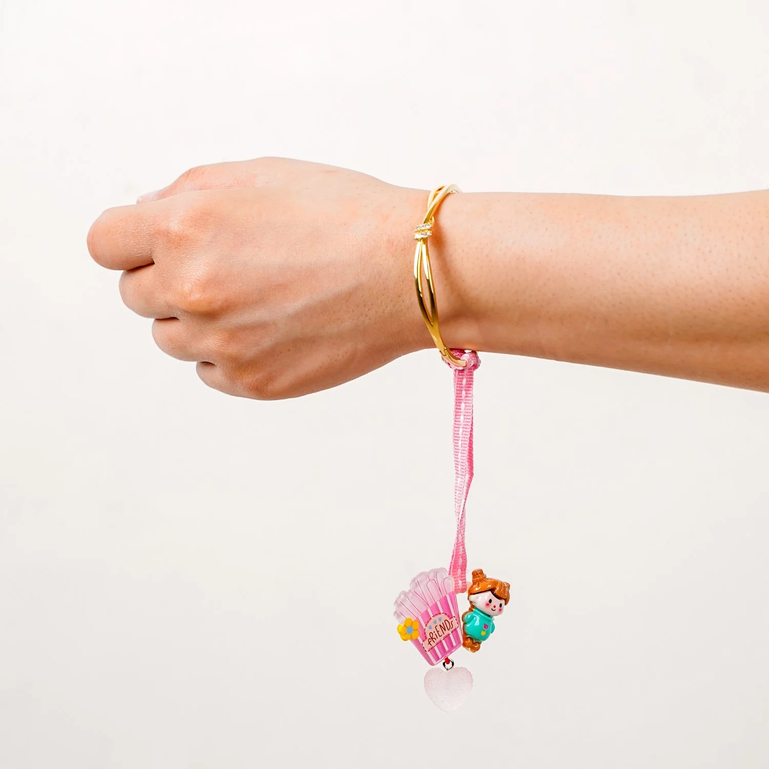Pink Doll Rakhi For Kids - Image 3