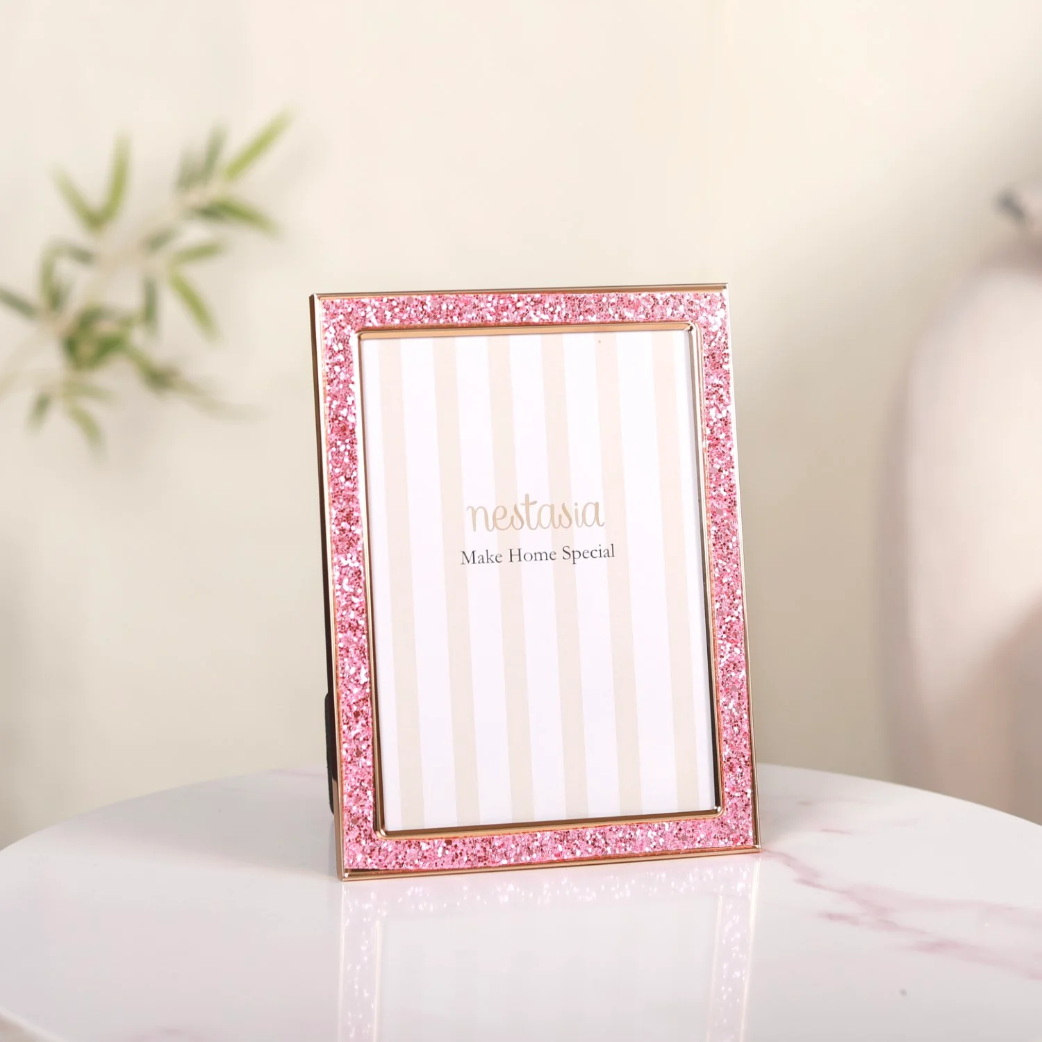 Pink Glitter Photo Frame 7.5"x6" - Image 6