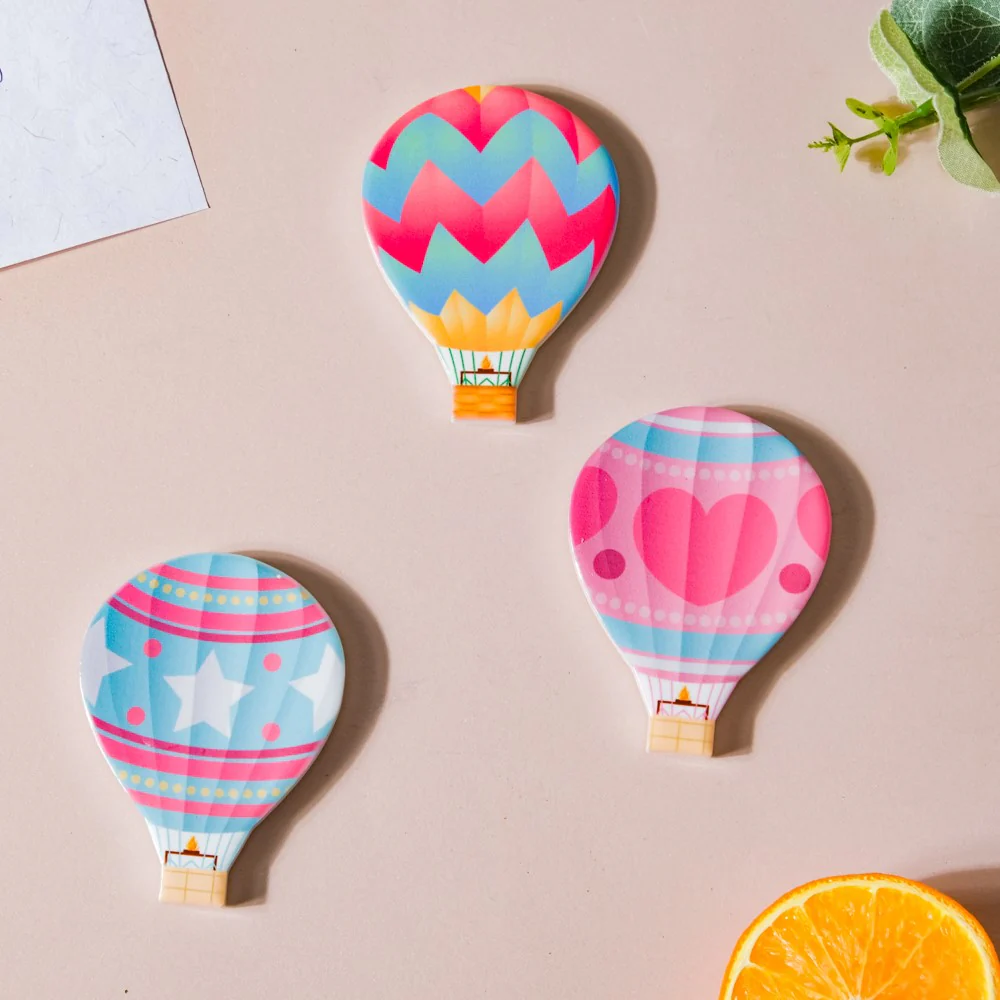 Pink Heart Hot Air Balloon Fridge Magnet - Image 7