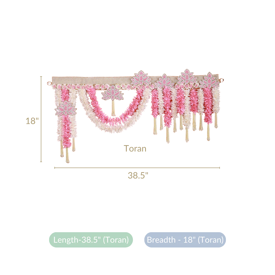 Pink Lotus Toran - Image 4