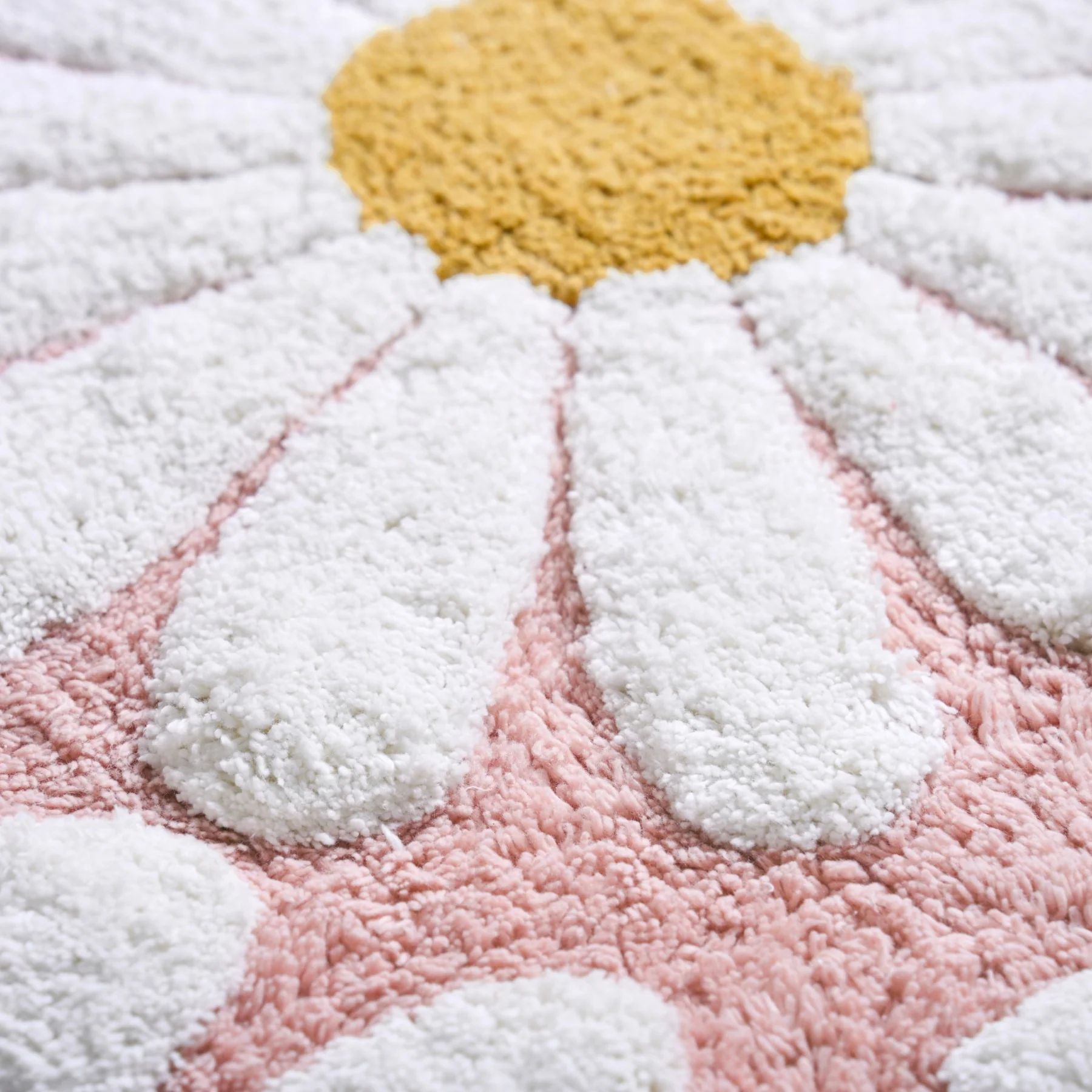 Pink Roseate Cotton Anti Slip Floor Mat 85x53cm - Image 4