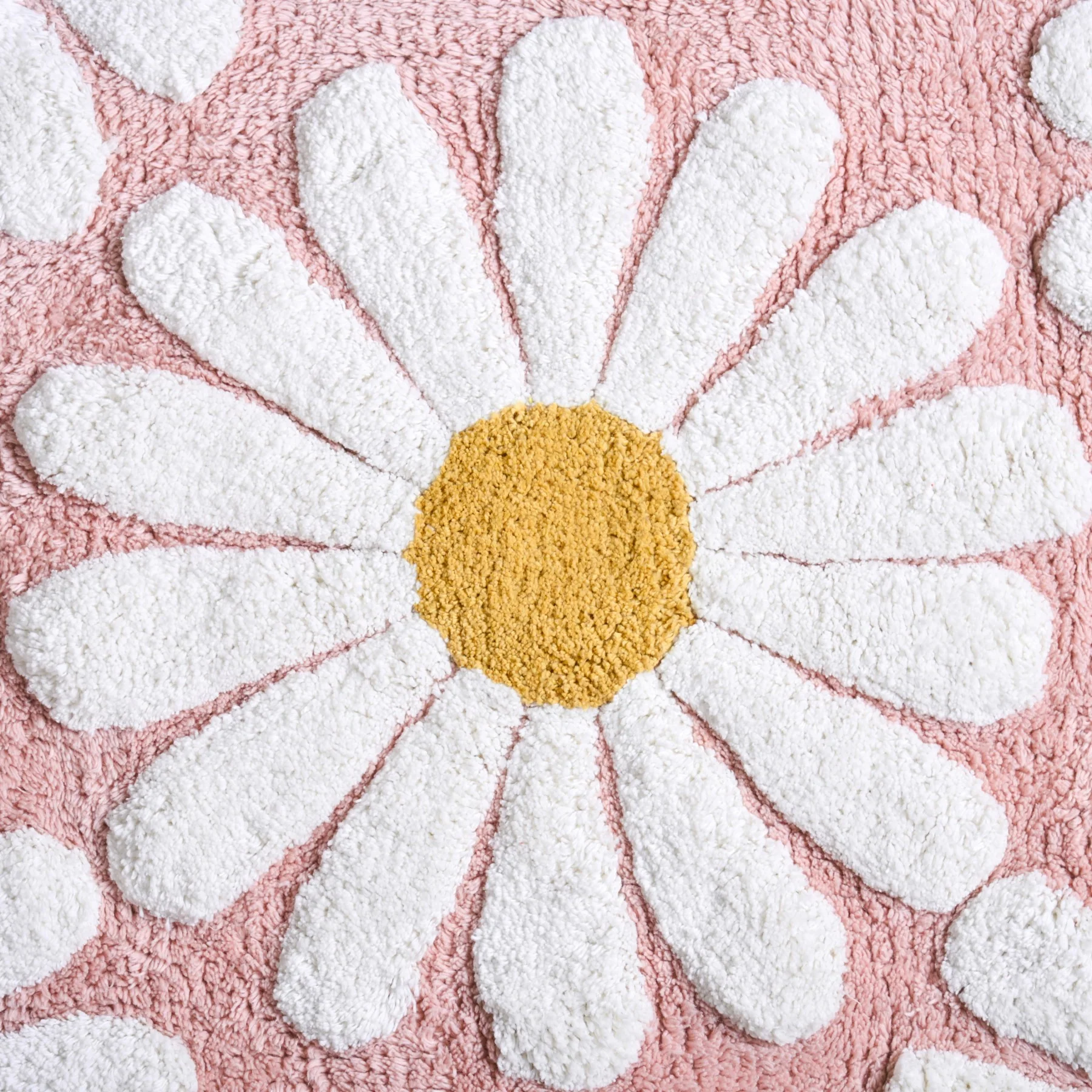 Pink Roseate Cotton Anti Slip Floor Mat 85x53cm - Image 7