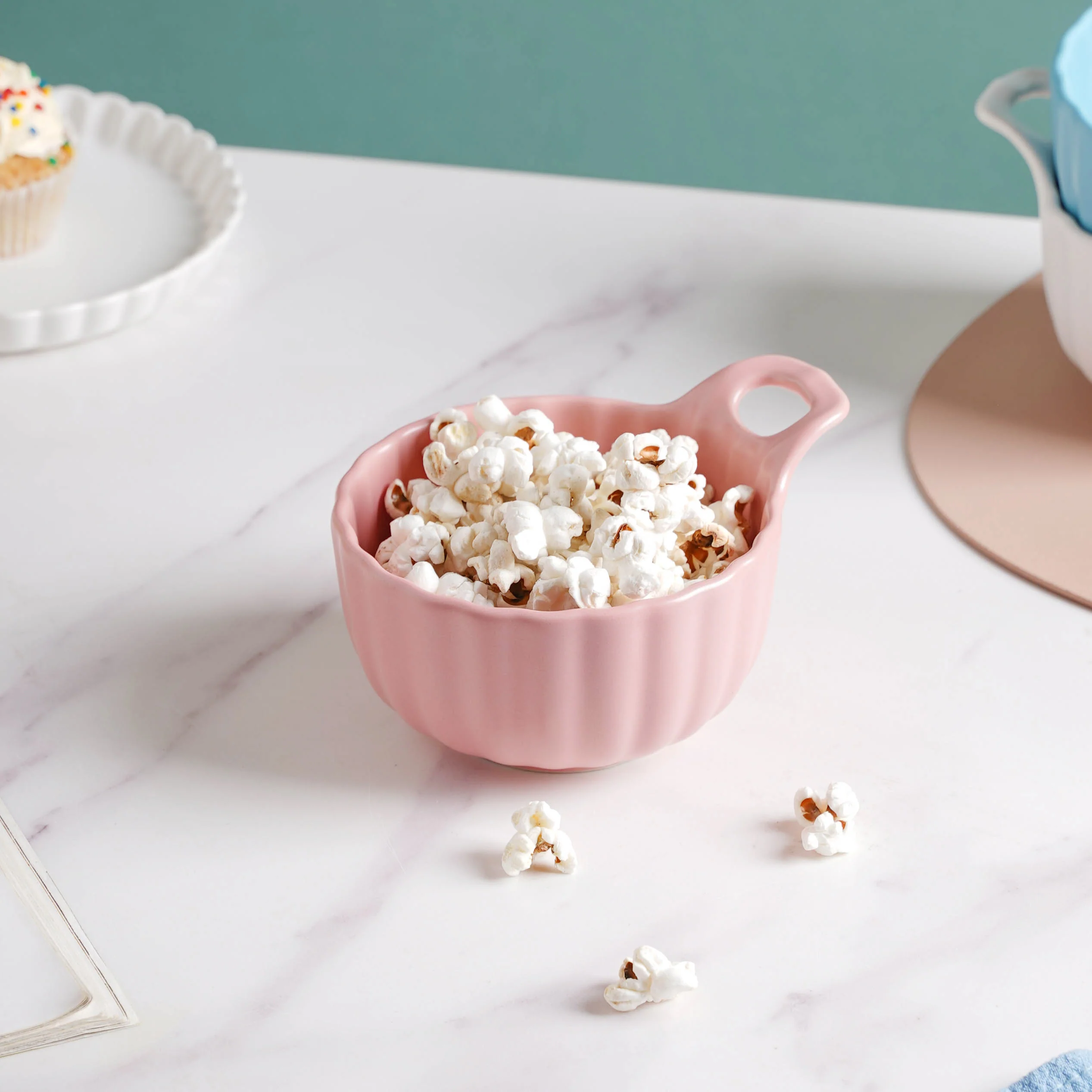 Pink Sherbet Scallop Bowl 250 ml - Image 3