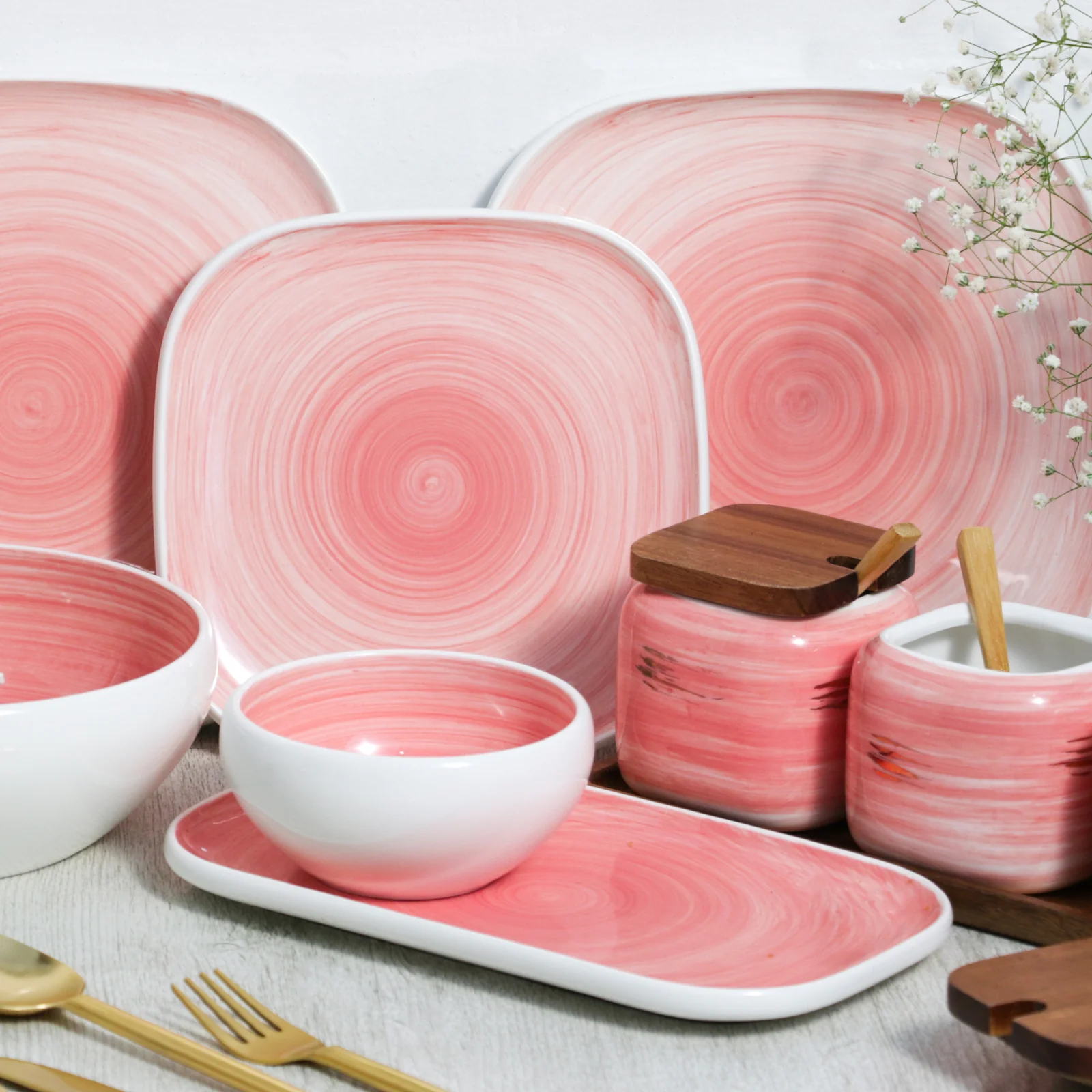Pink Spice Jar Set - Image 11