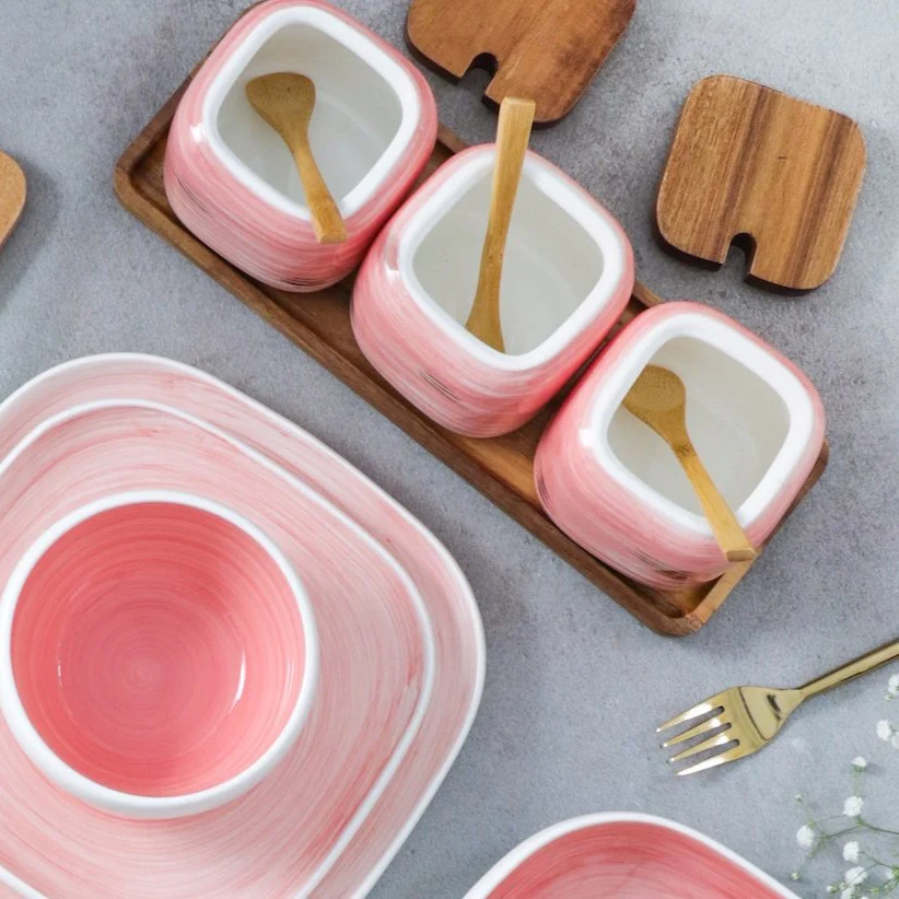 Pink Spice Jar Set - Image 5
