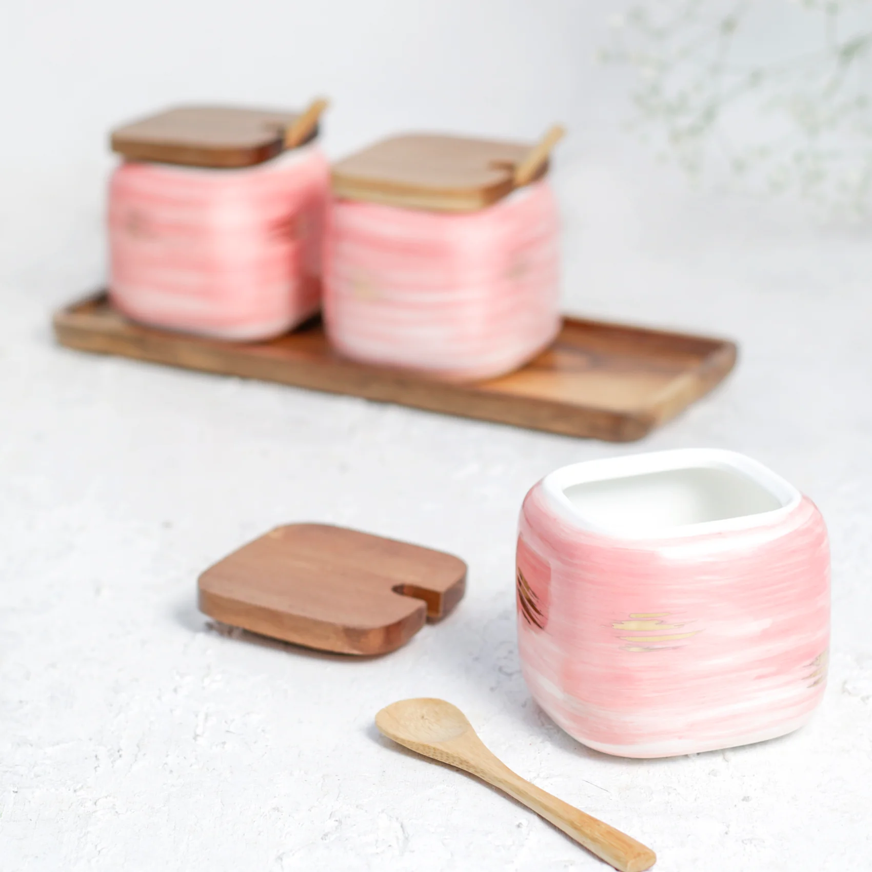 Pink Spice Jar Set - Image 6