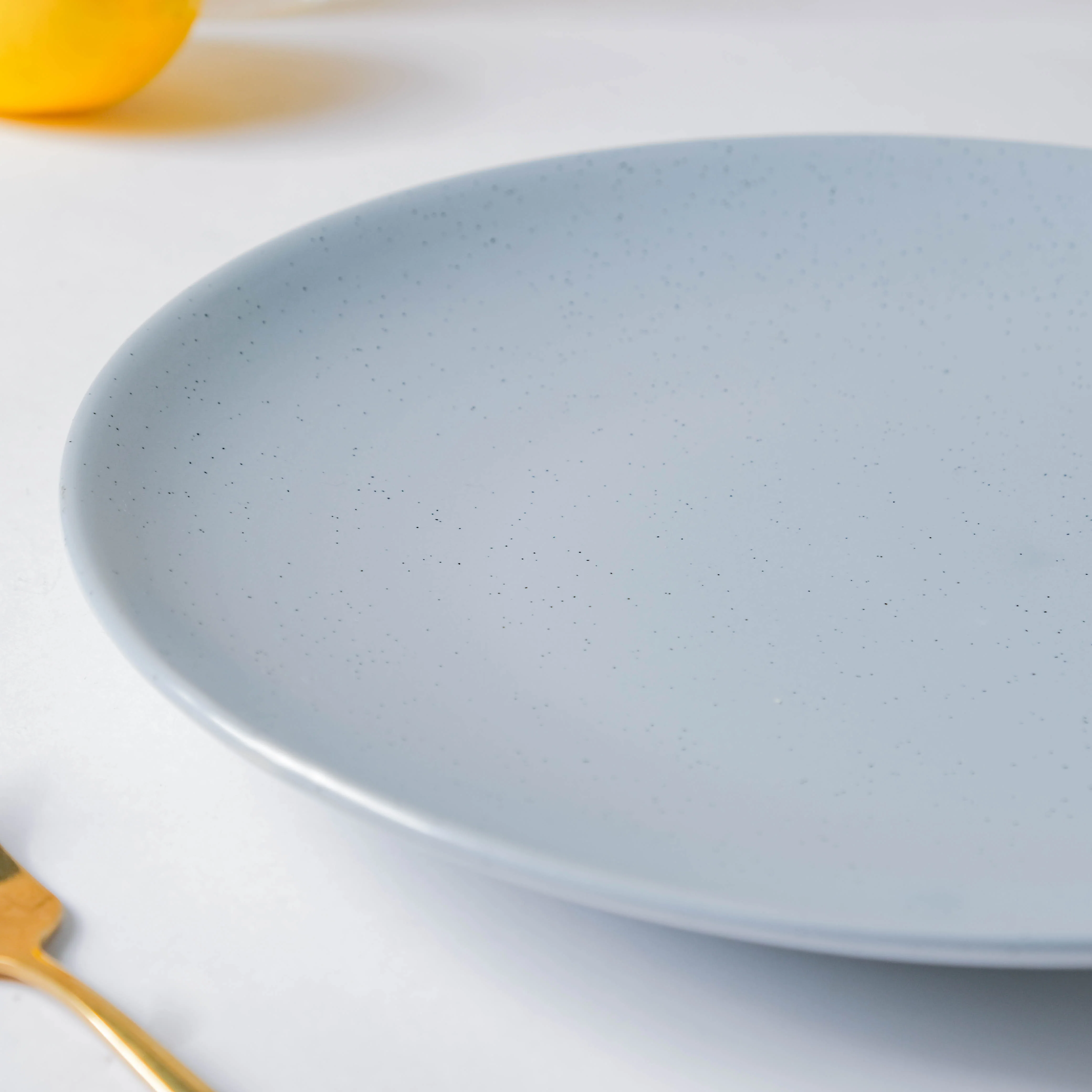 Pixie Glaze Dinner Plate Blue 11 Inch - Image 5