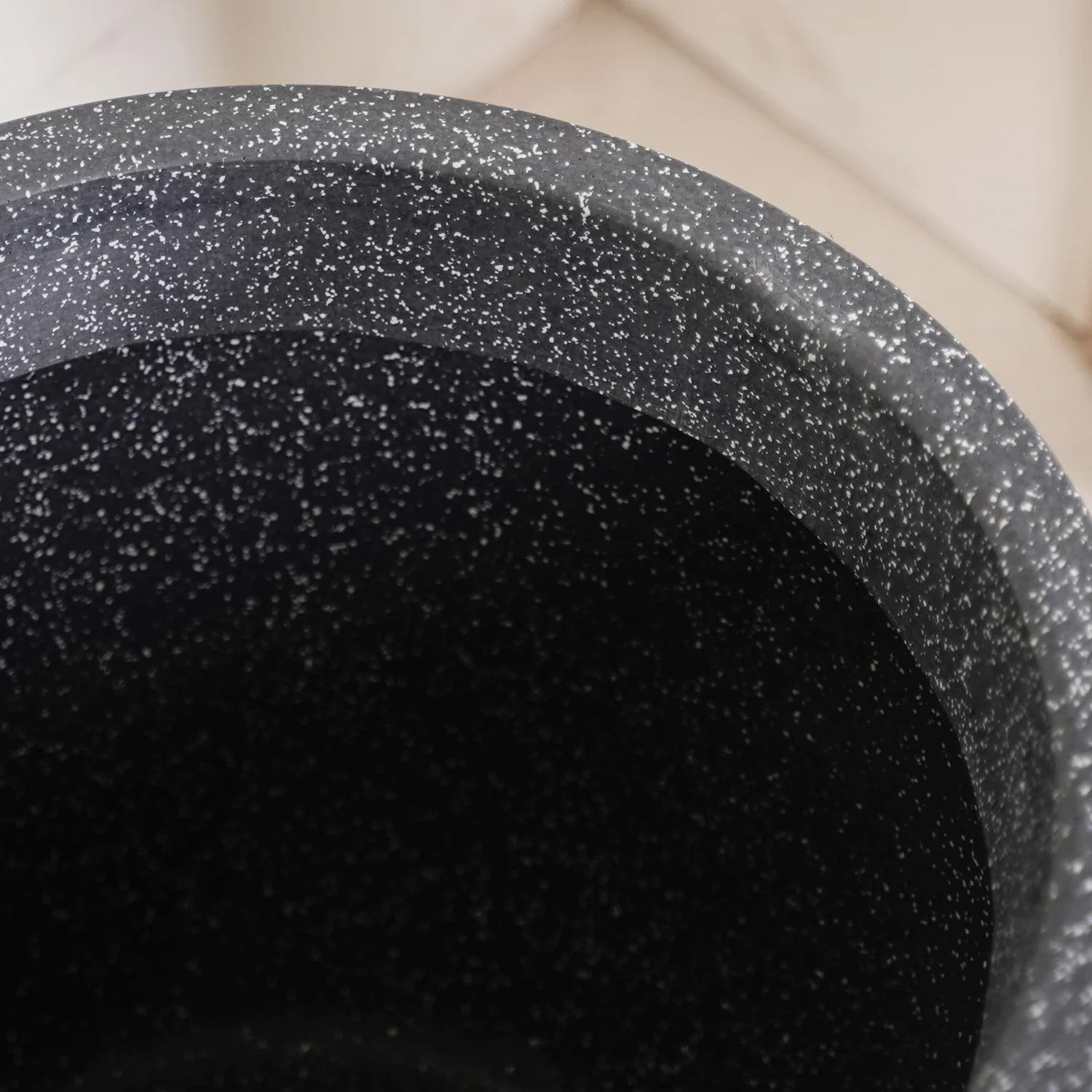 Planterra Large Charcoal Grey Planting Pot 15x14 Inch - Image 7