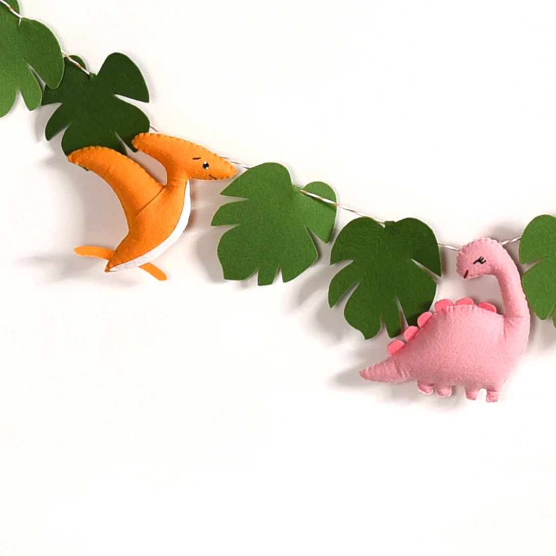 Playful Dinosaur Nursery Bunting For Room Decor - Image 6