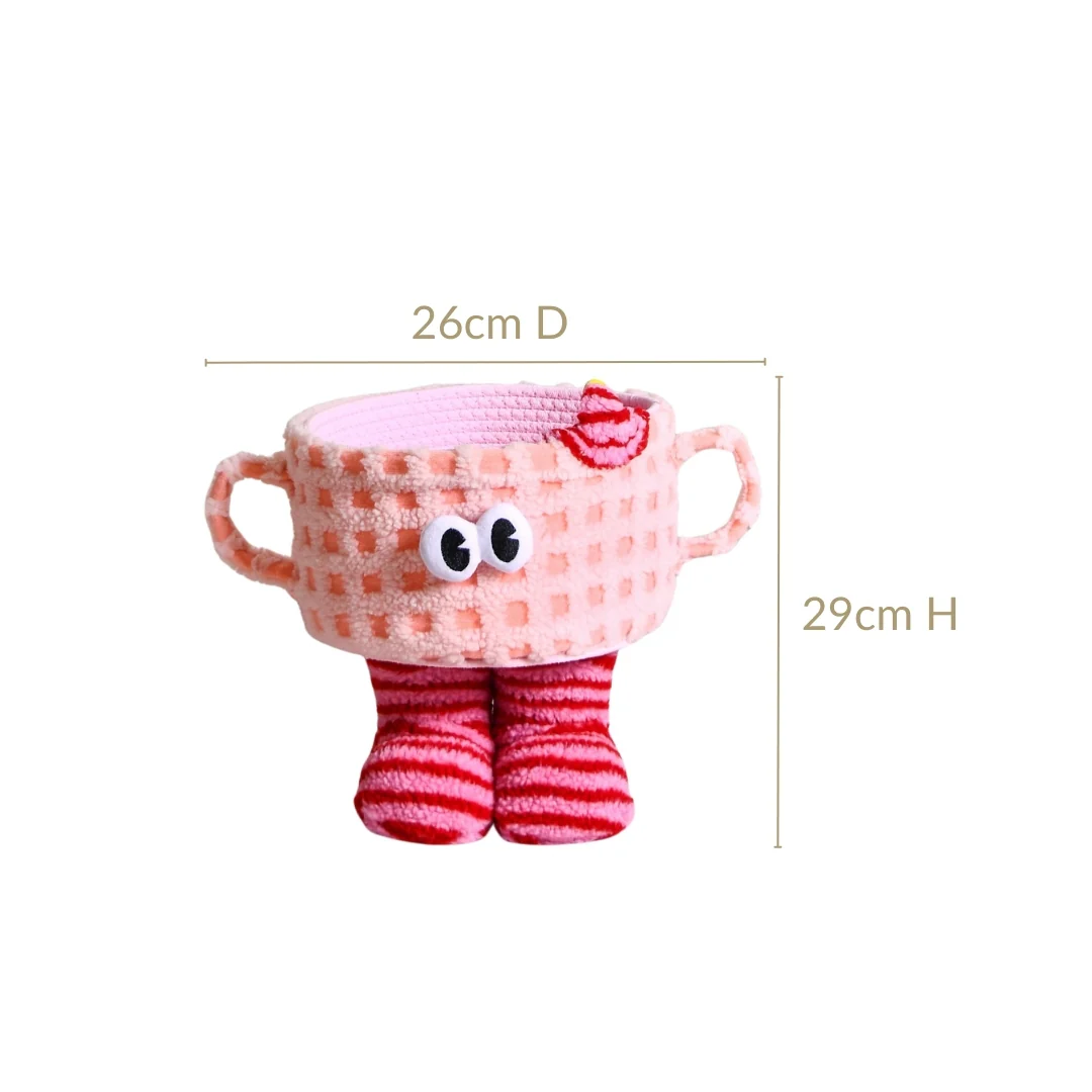 Playful Plush Storage Basket - Image 4