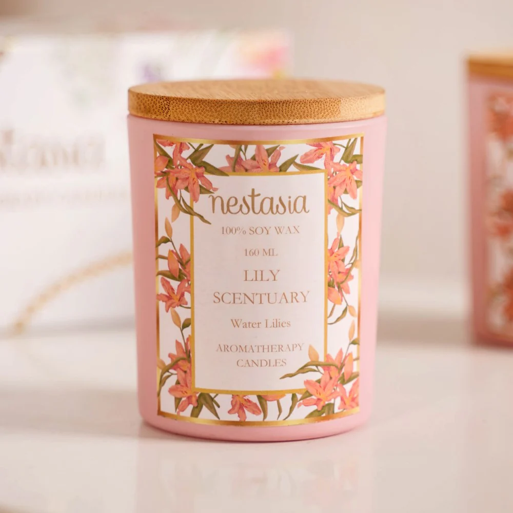 Plumeria & Lily Serenity Scented Candle Votives Set Of 2 - Image 8