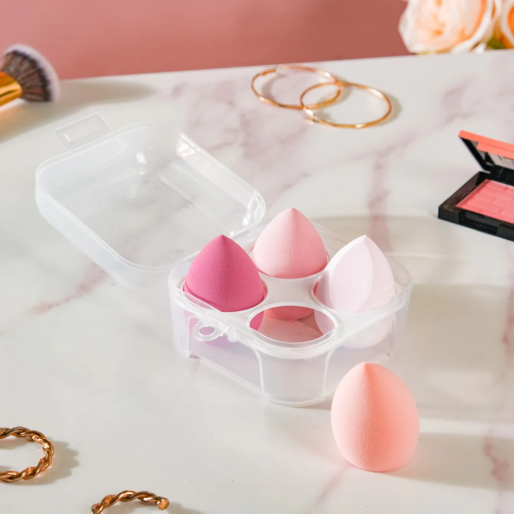 Plush Beauty Blender Pink Set of 4 - Image 8