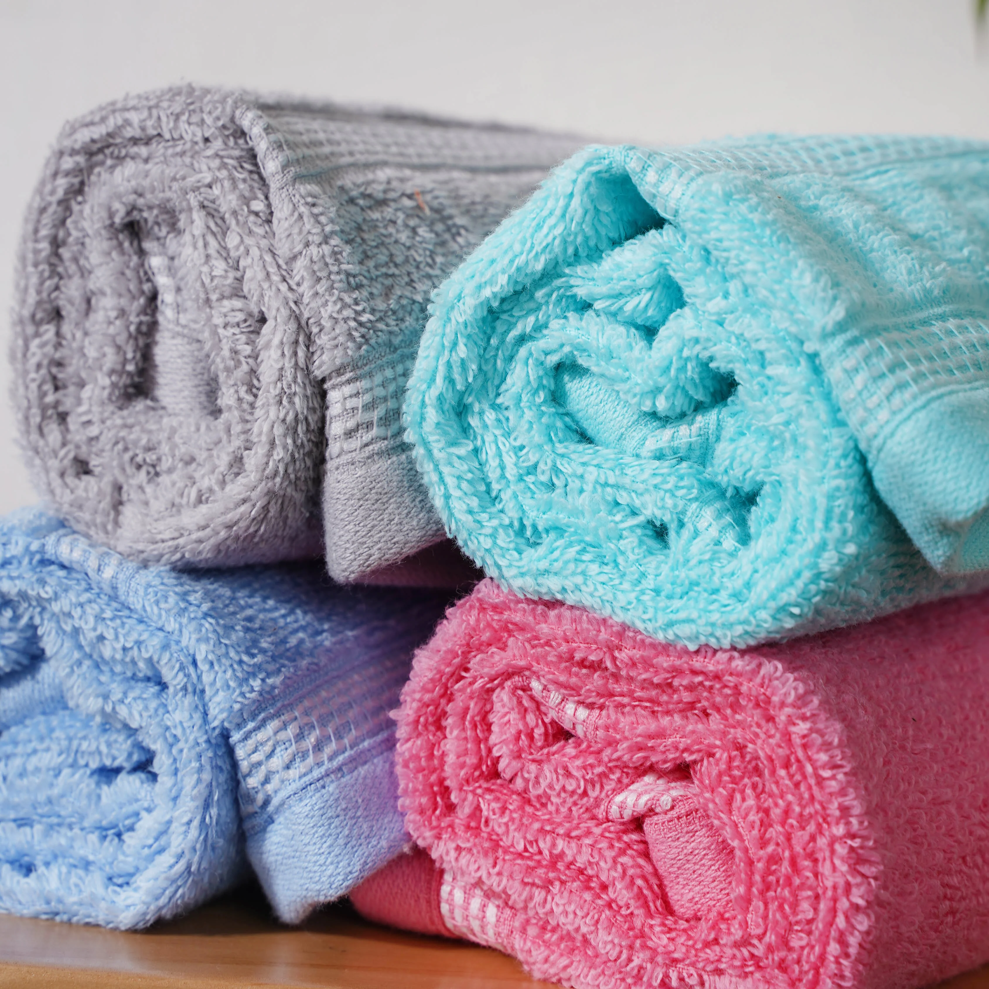 Plushy Soft 100% Cotton Hand Towel Set of 4 - Image 5