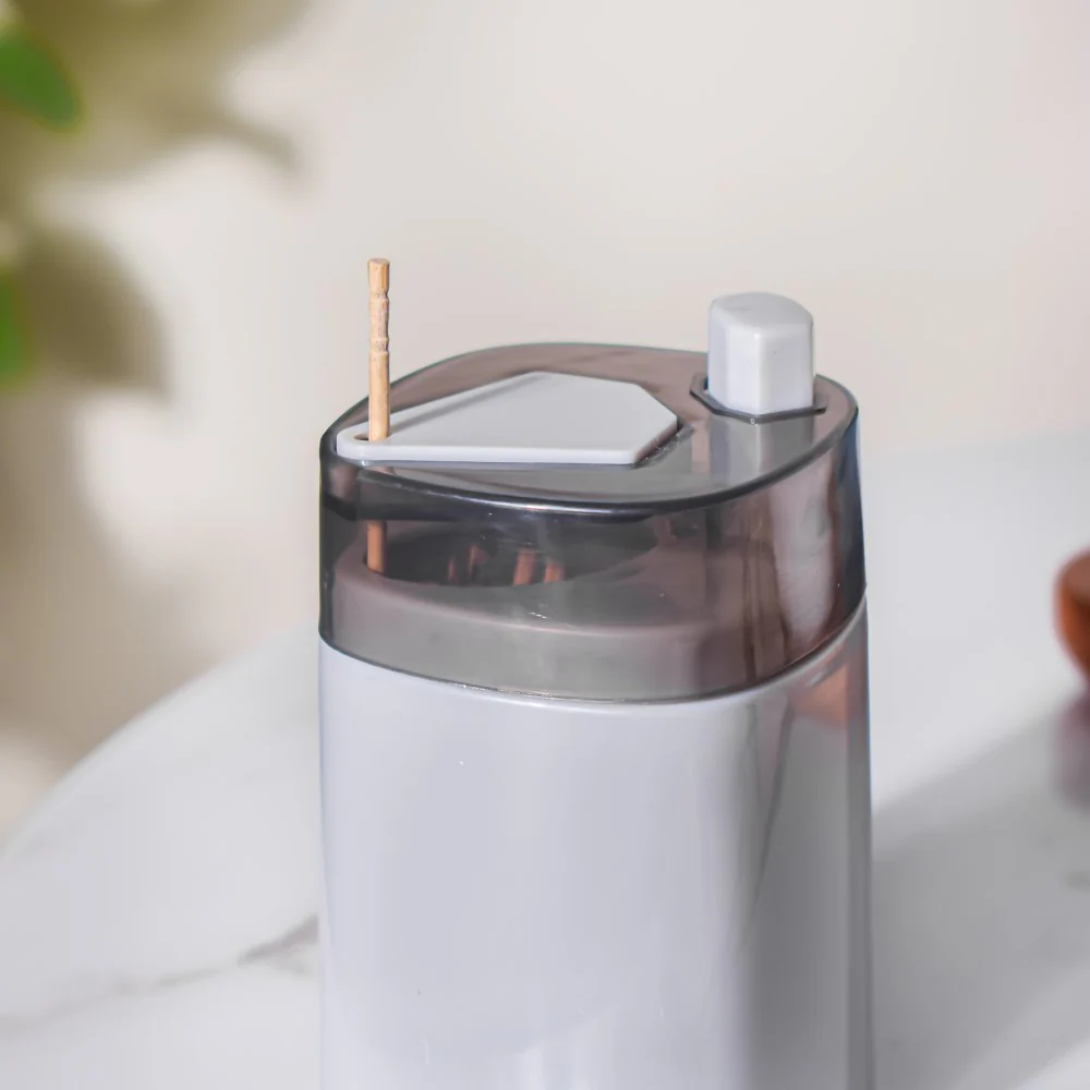 Pop-Up Toothpick Holder Dispenser Grey - Image 5