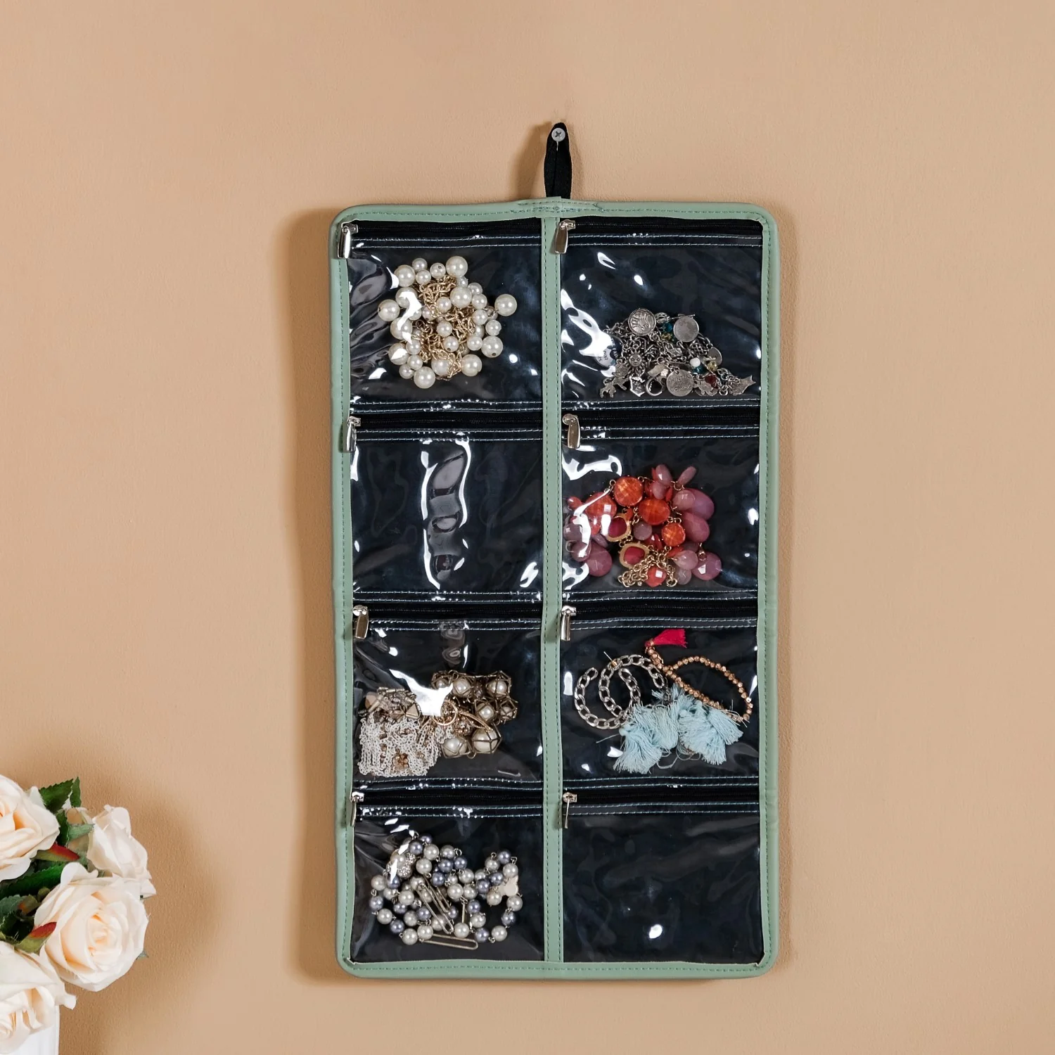 Portable Green Jewellery Organizer - Image 10
