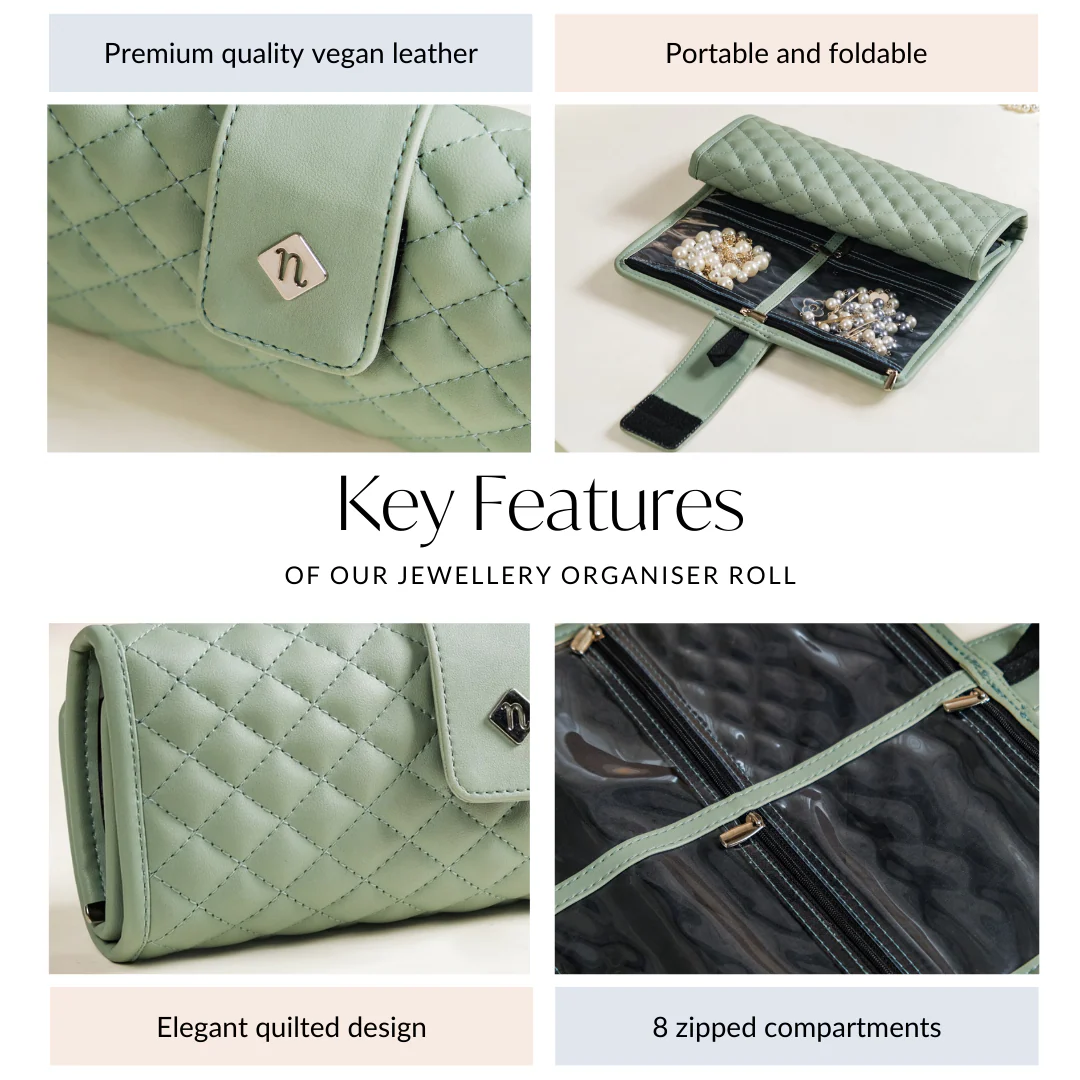 Portable Green Jewellery Organizer - Image 5