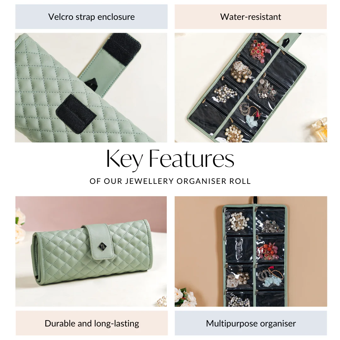 Portable Green Jewellery Organizer - Image 6