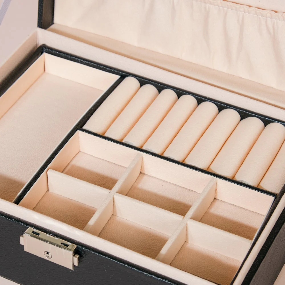 Portable Jewellery Organiser Black - Image 7