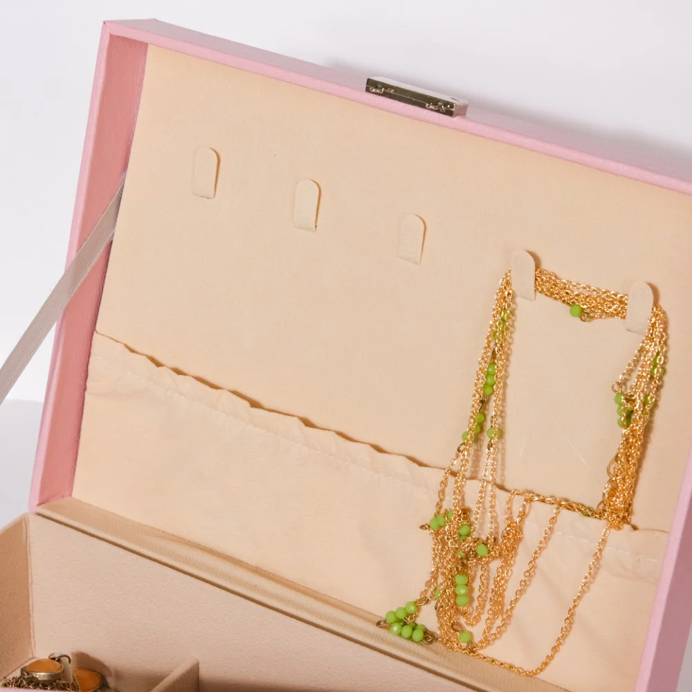 Portable Jewellery Organiser Pink - Image 8