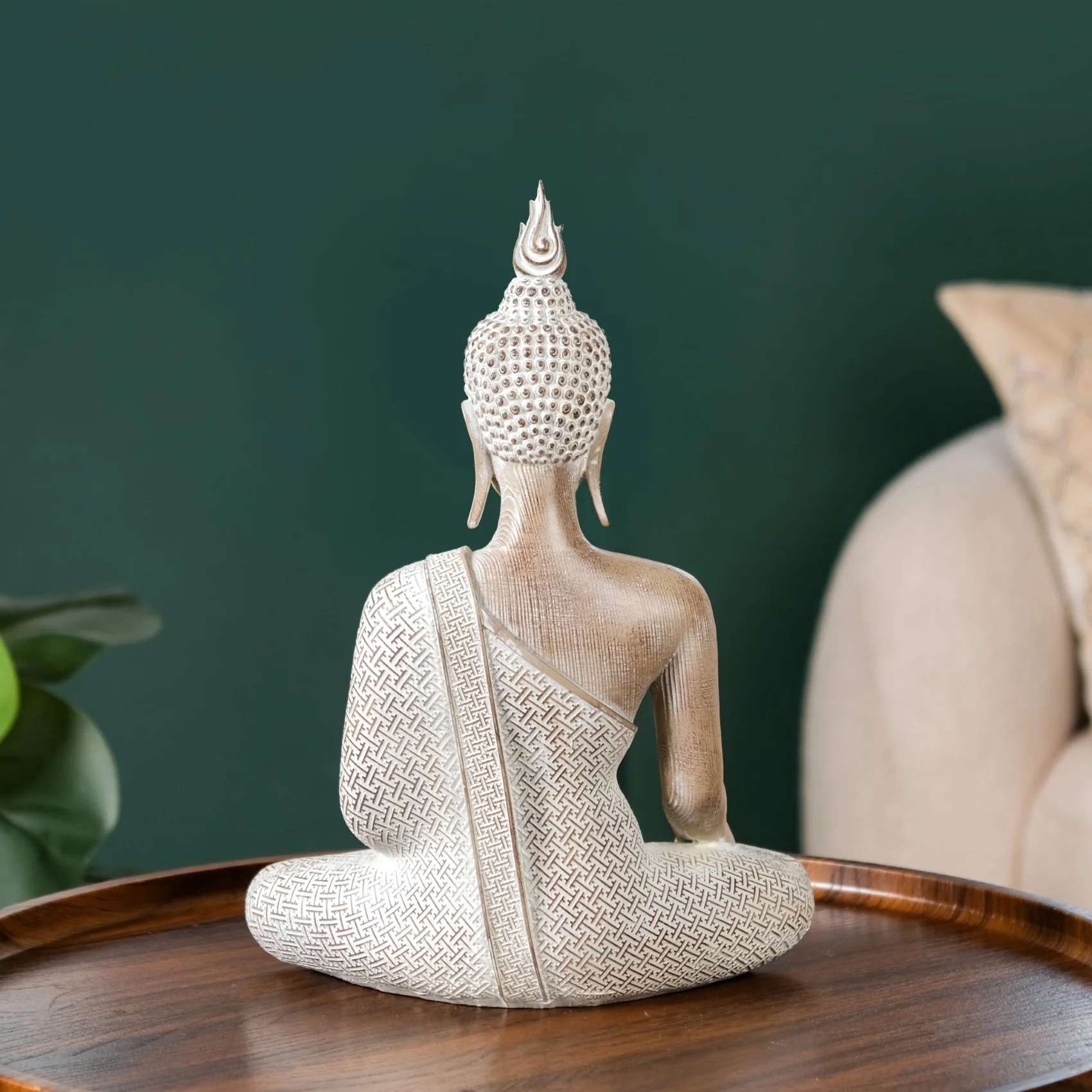 Praying Buddha Statue 12 Inch - Image 6