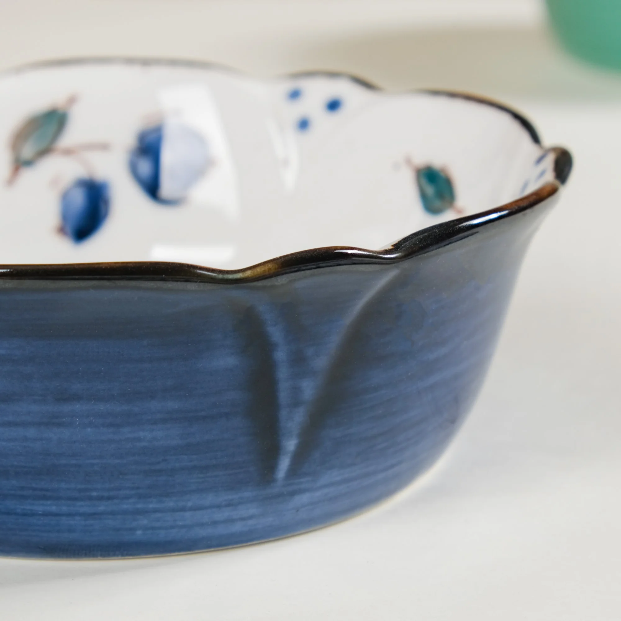 Printed Ceramic Serving Bowl 300 ml - Image 19