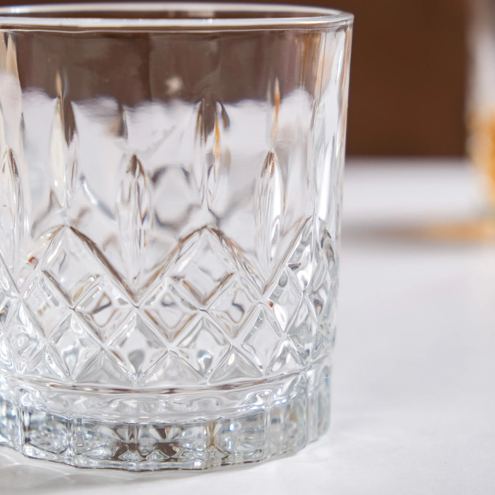 Prism Cut Whiskey Glass Set Of 6 230ml - Image 9