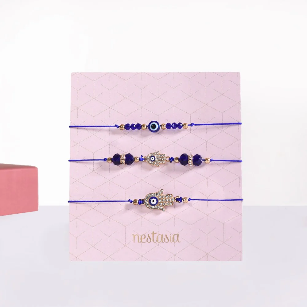 Protective Evil Eye Trio Bracelet Set Of 3 - Image 2
