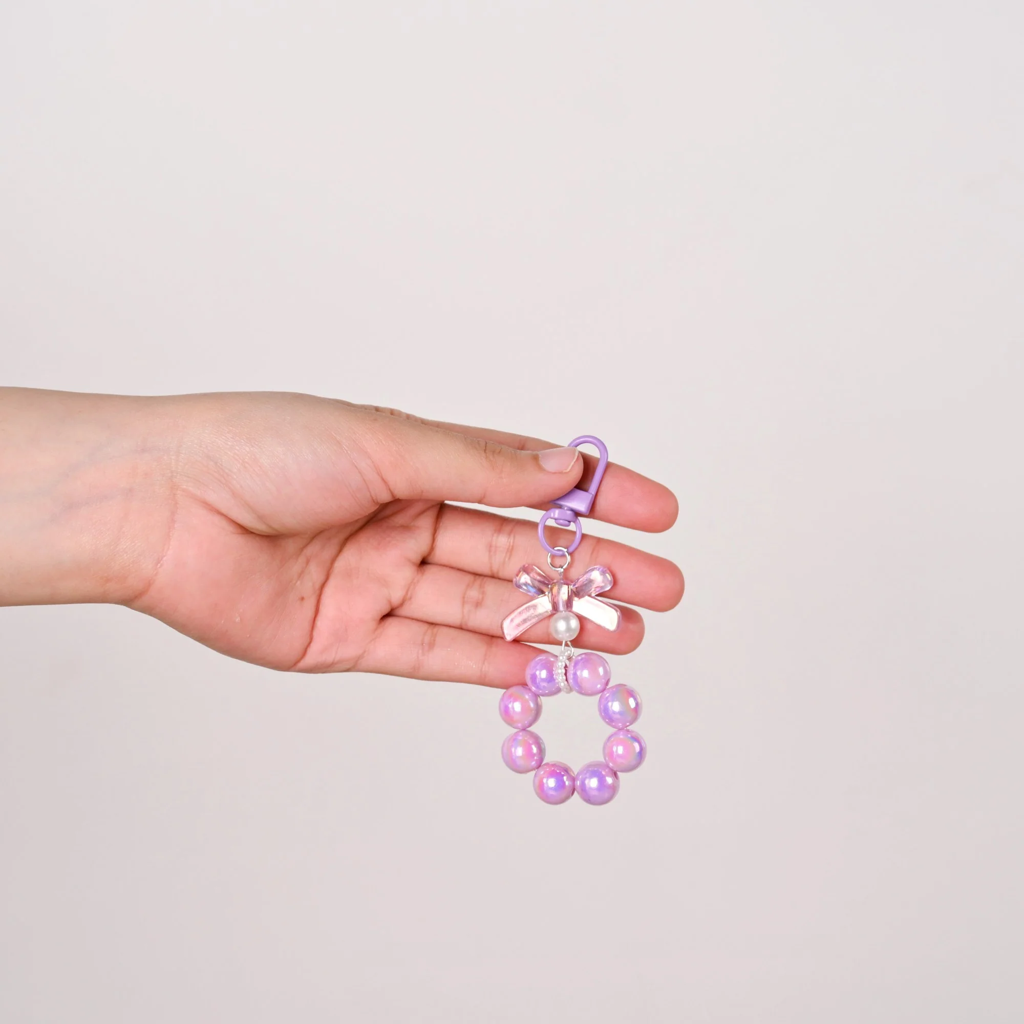 Purple Paradise Hoop Keychain - Image 2