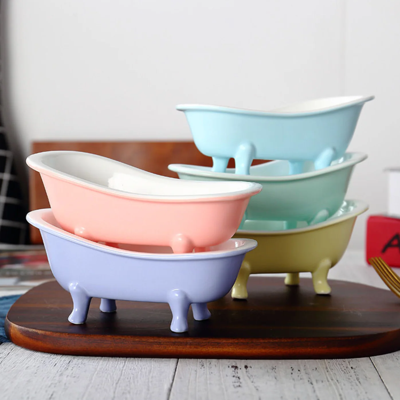 Purple Tub Ceramic Snack Bowl 200 ml - Image 6