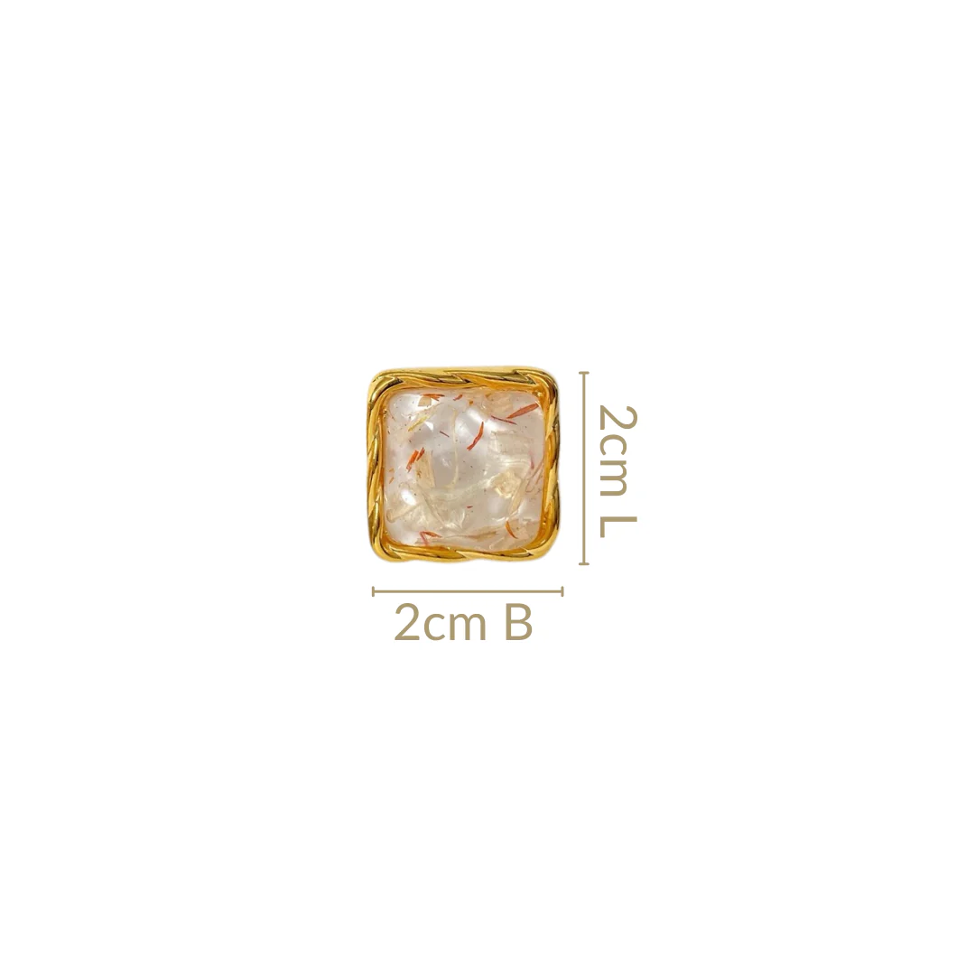 Quiet Twist Stud Earrings White - Image 3