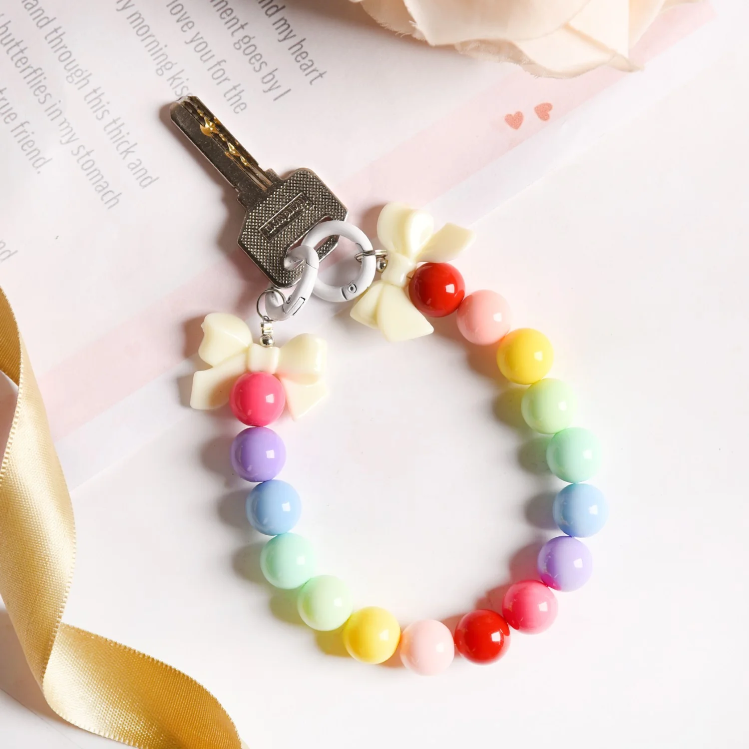 Rainbow Colour Pops Cute Keychain - Image 3