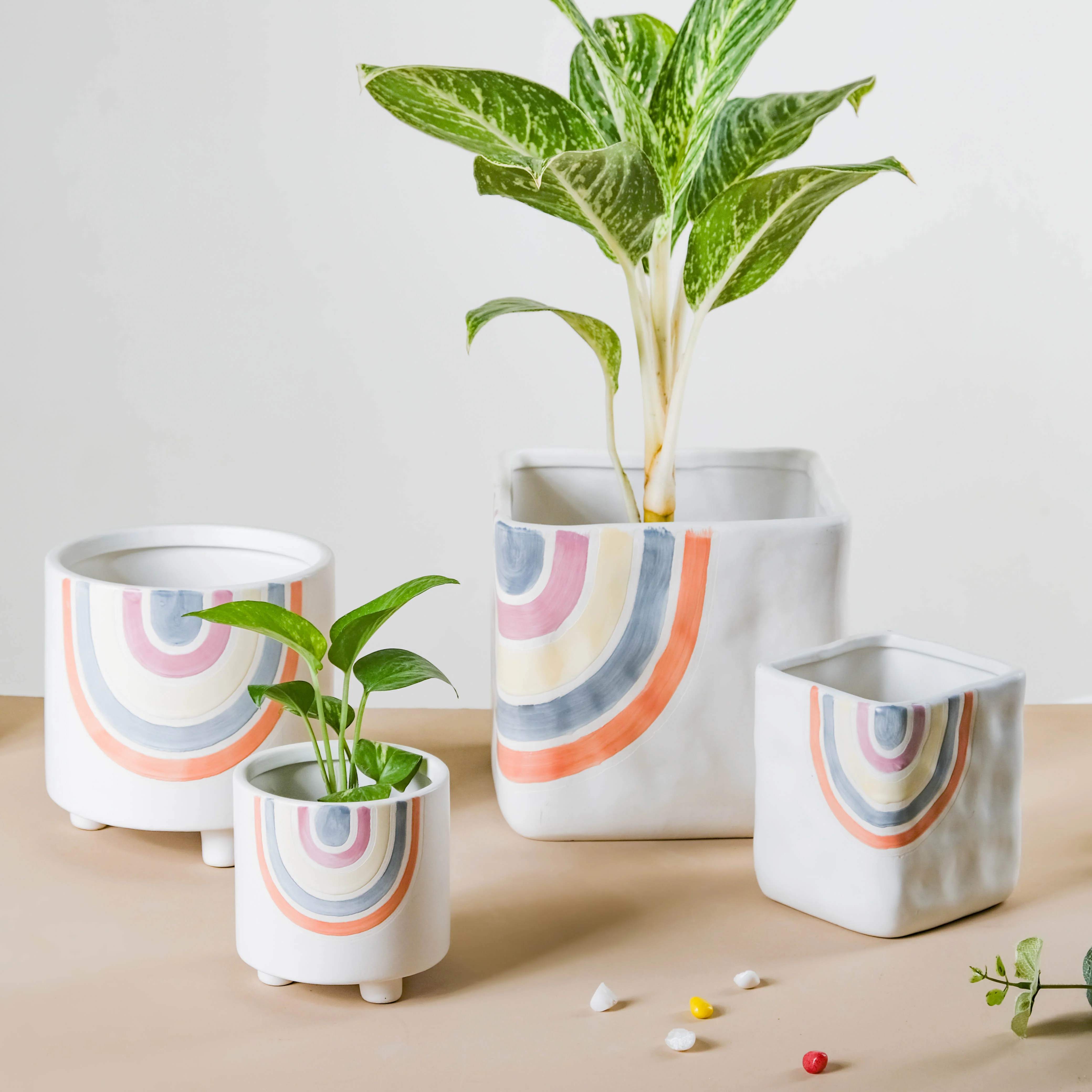 Rainbow Square Pot Large - Image 11