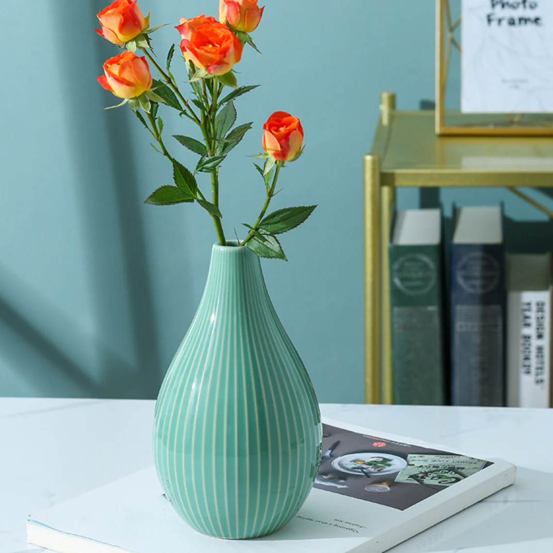 Raindrop Ceramic Vase - Image 7