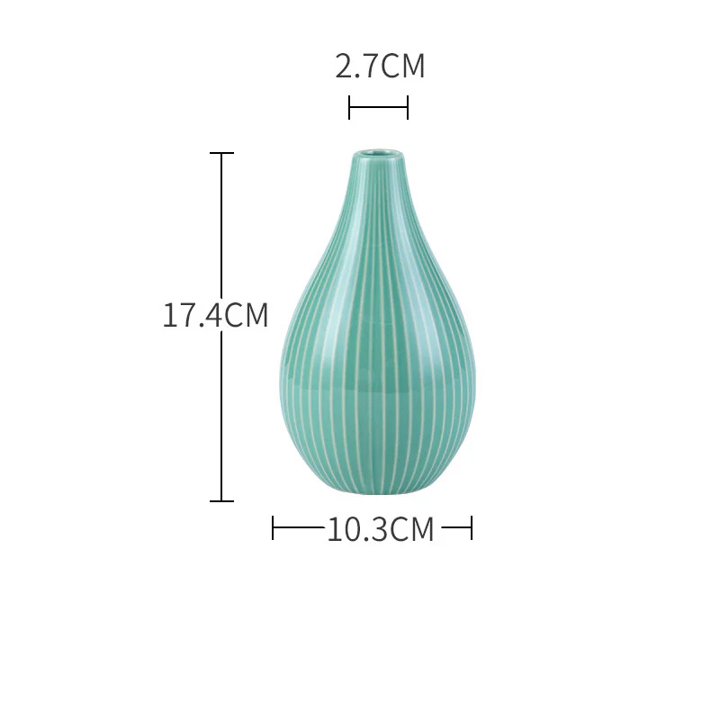 Raindrop Ceramic Vase - Image 9