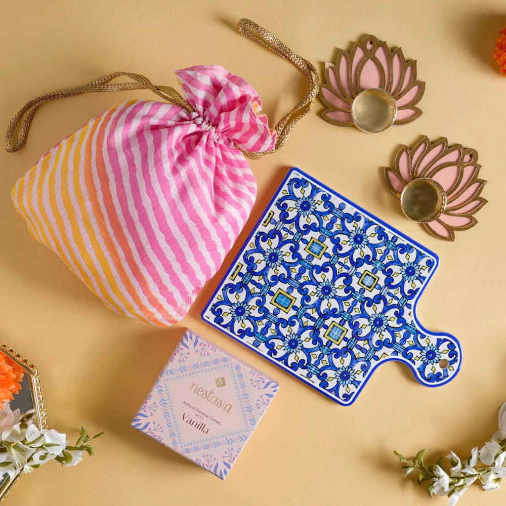 Rajasthani Wedding Gift Hamper Set Of 8 - Image 7