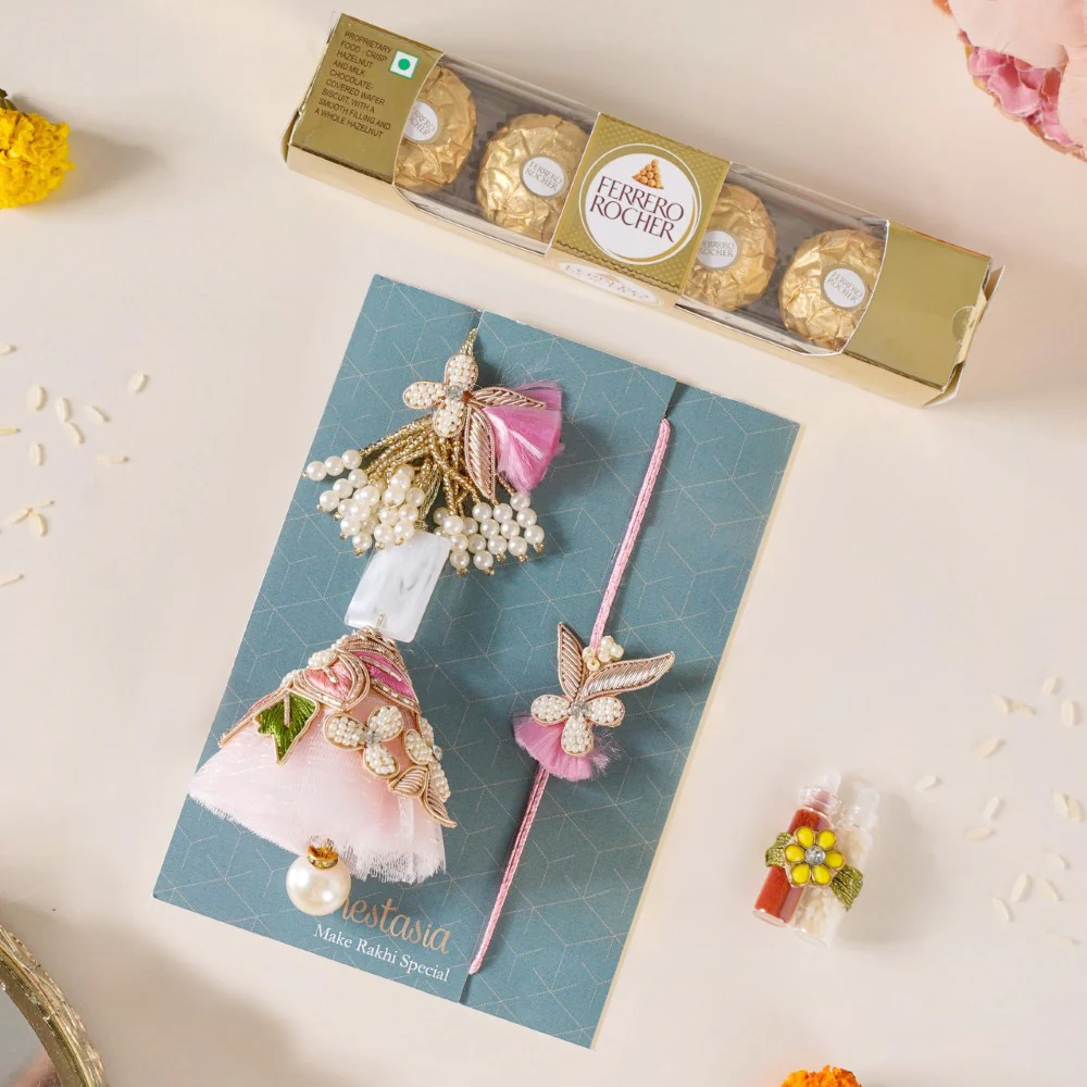 Rakhi Moments Gift Hamper Set Of 3 - Image 2