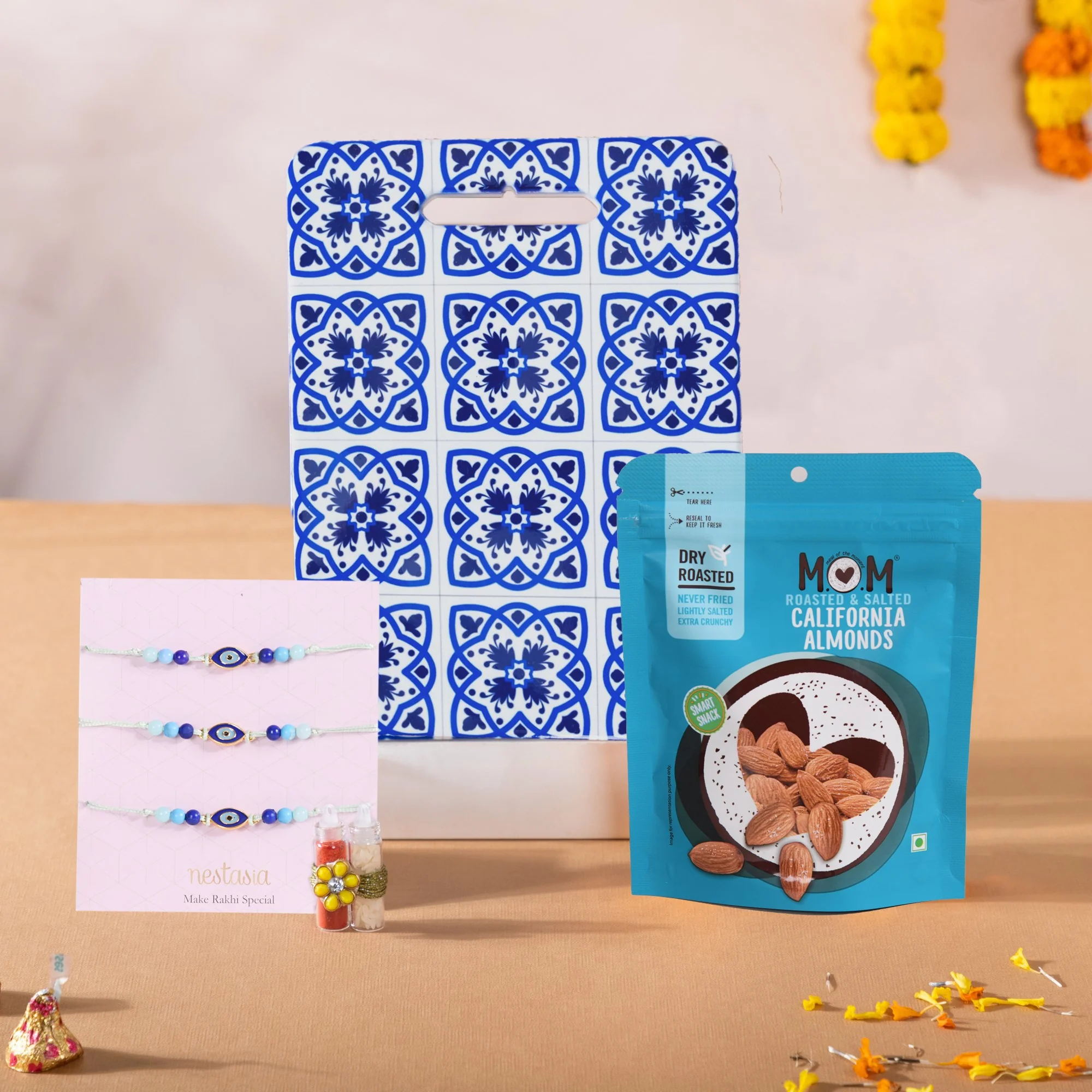 Rakhi Platter Hamper Set Of 4 For Him & Her - Image 3