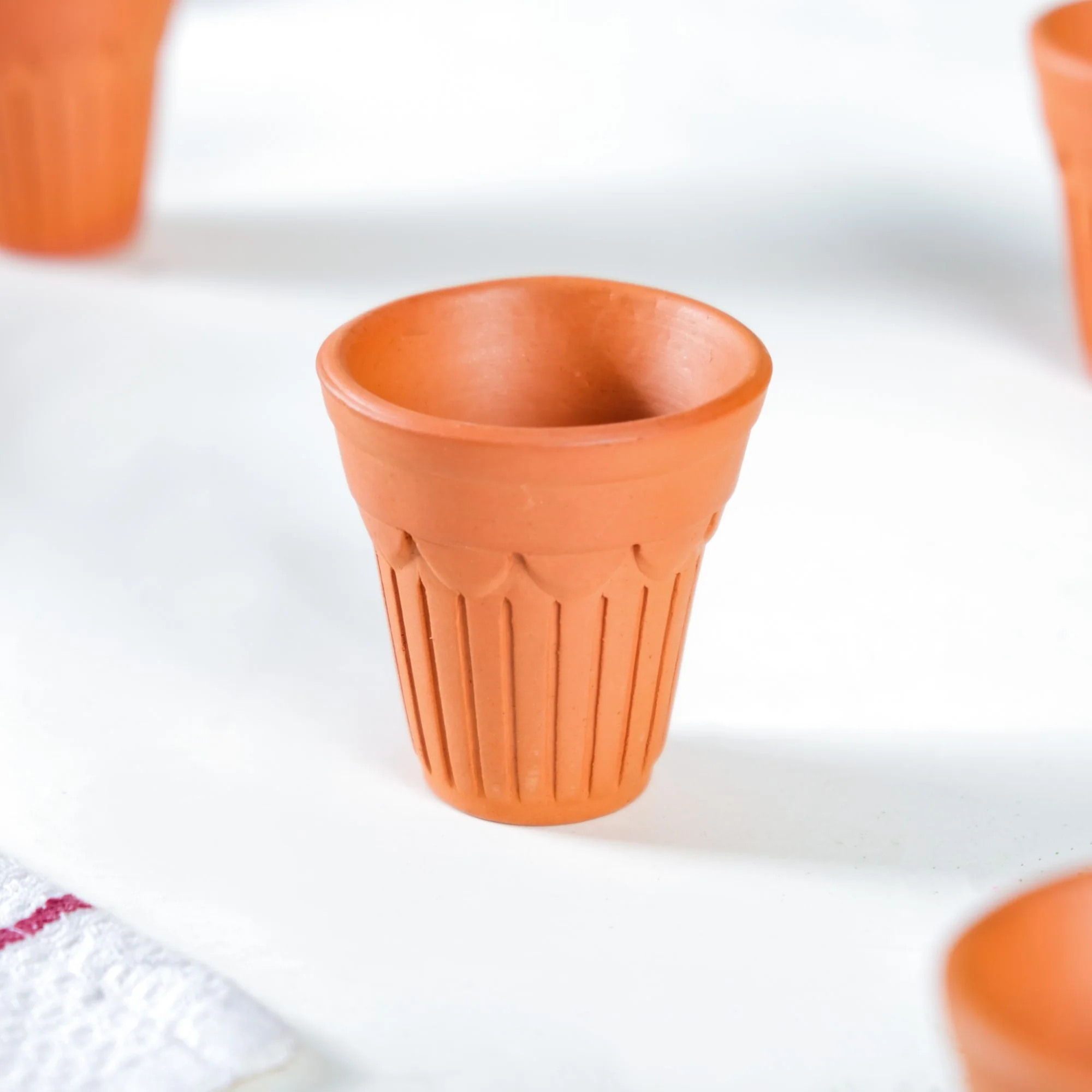 Real Bengal Terracotta Mini Kulhad Cup Set Of 12 60ml - Image 11