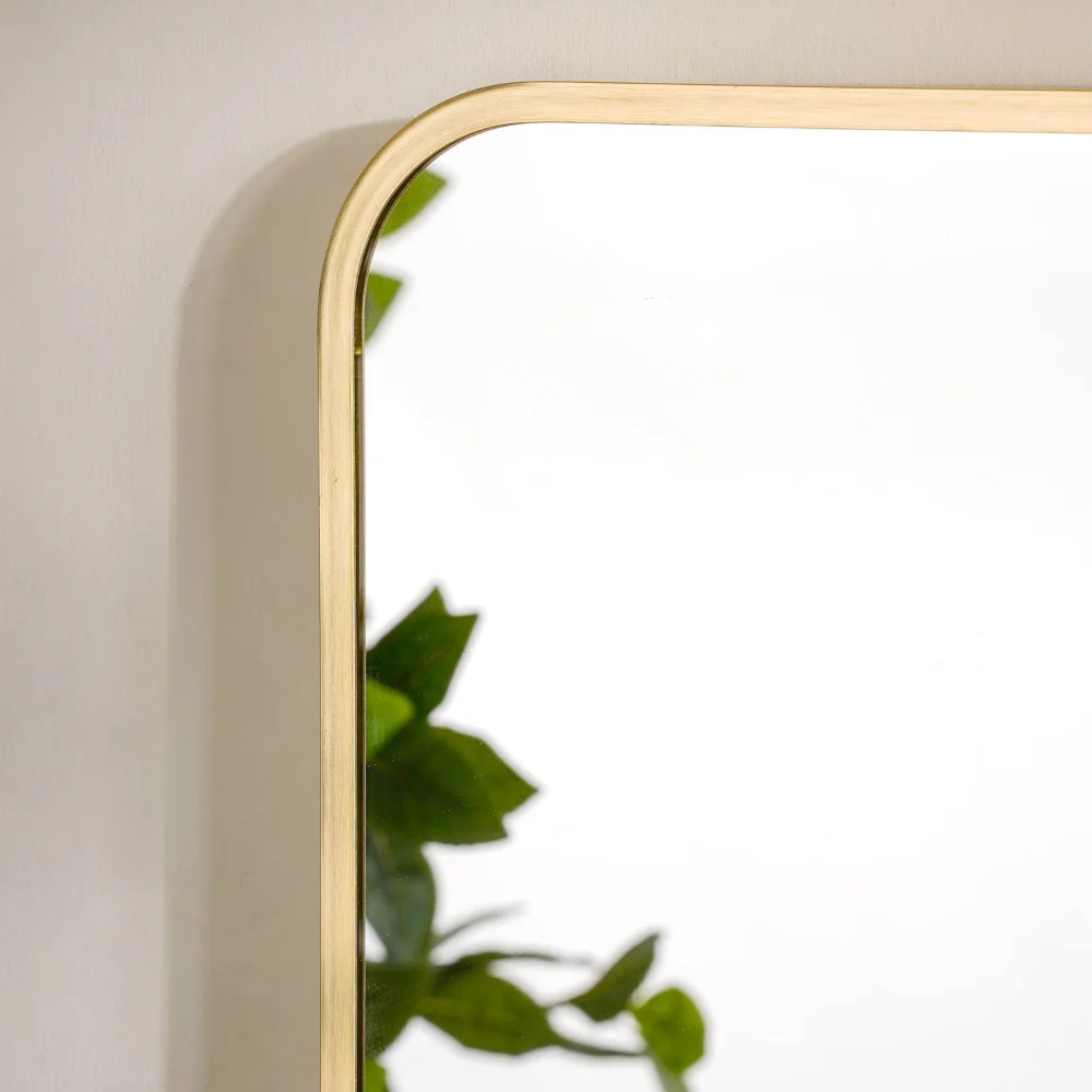 Rectangle Vanity Mirror Gold 23 x 16 Inches - Image 4