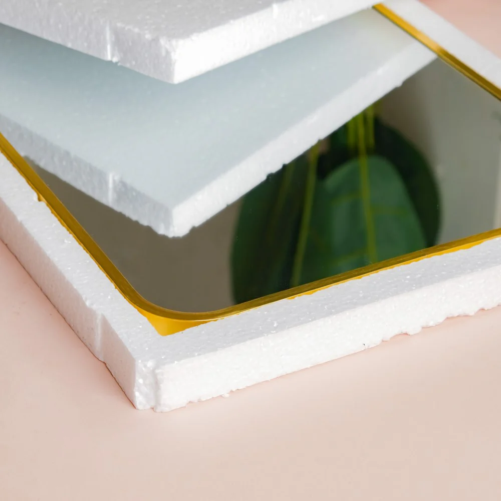 Rectangle Vanity Mirror Gold 23 x 16 Inches - Image 6