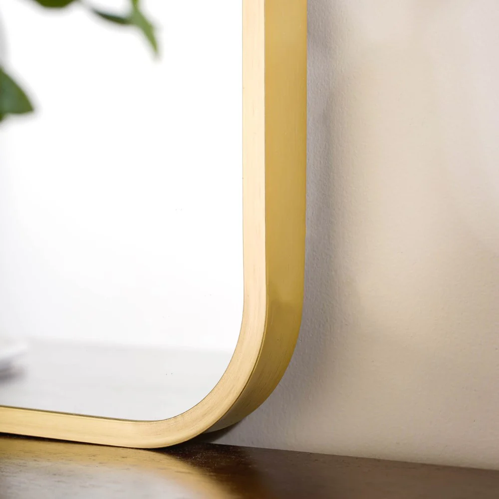 Rectangle Vanity Mirror Gold 23 x 16 Inches - Image 7